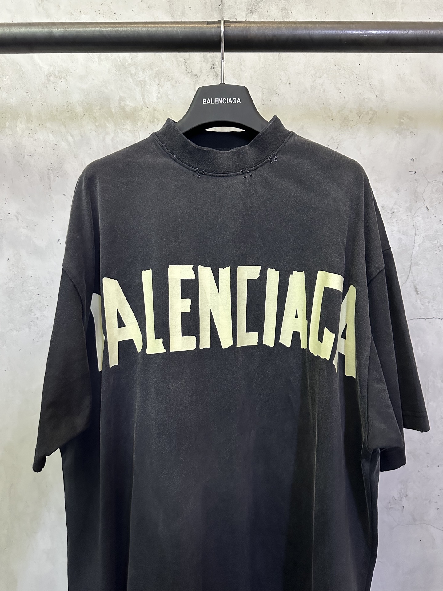Balenciaga balenciaga巴黎世家 26ss 美纹纸胶带印花短袖