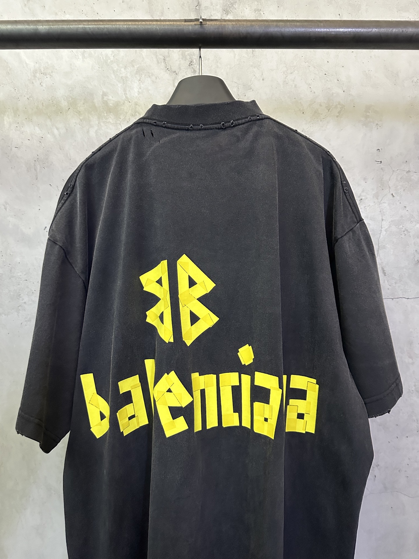Balenciaga balenciaga巴黎世家 26ss 美纹纸胶带印花短袖