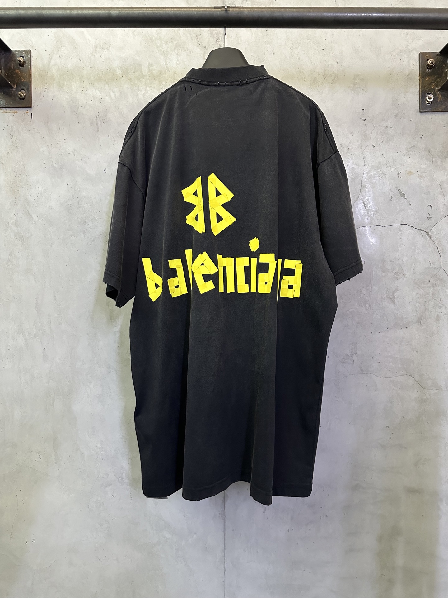 Balenciaga balenciaga巴黎世家 26ss 美纹纸胶带印花短袖