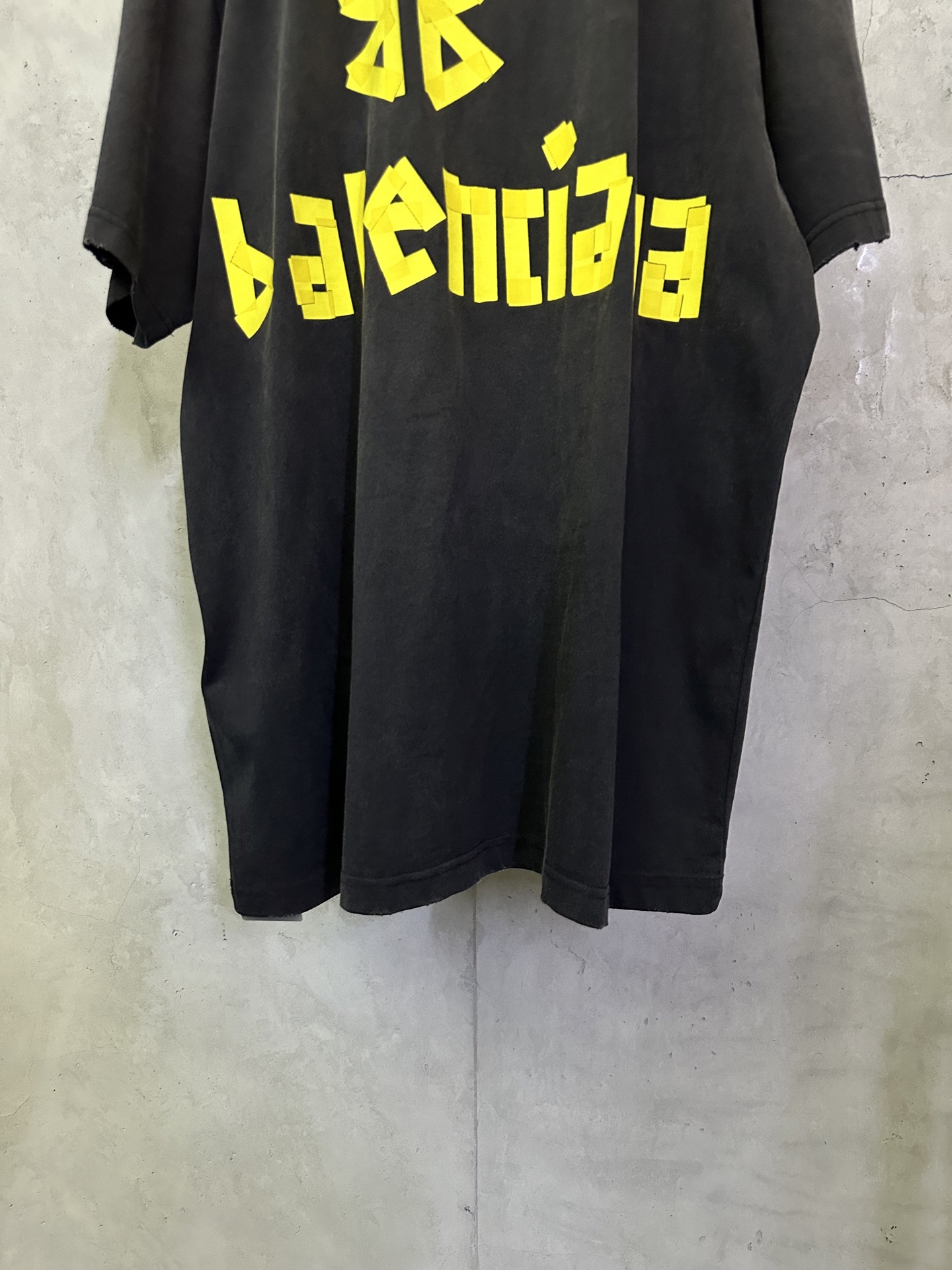 Balenciaga balenciaga巴黎世家 26ss 美纹纸胶带印花短袖