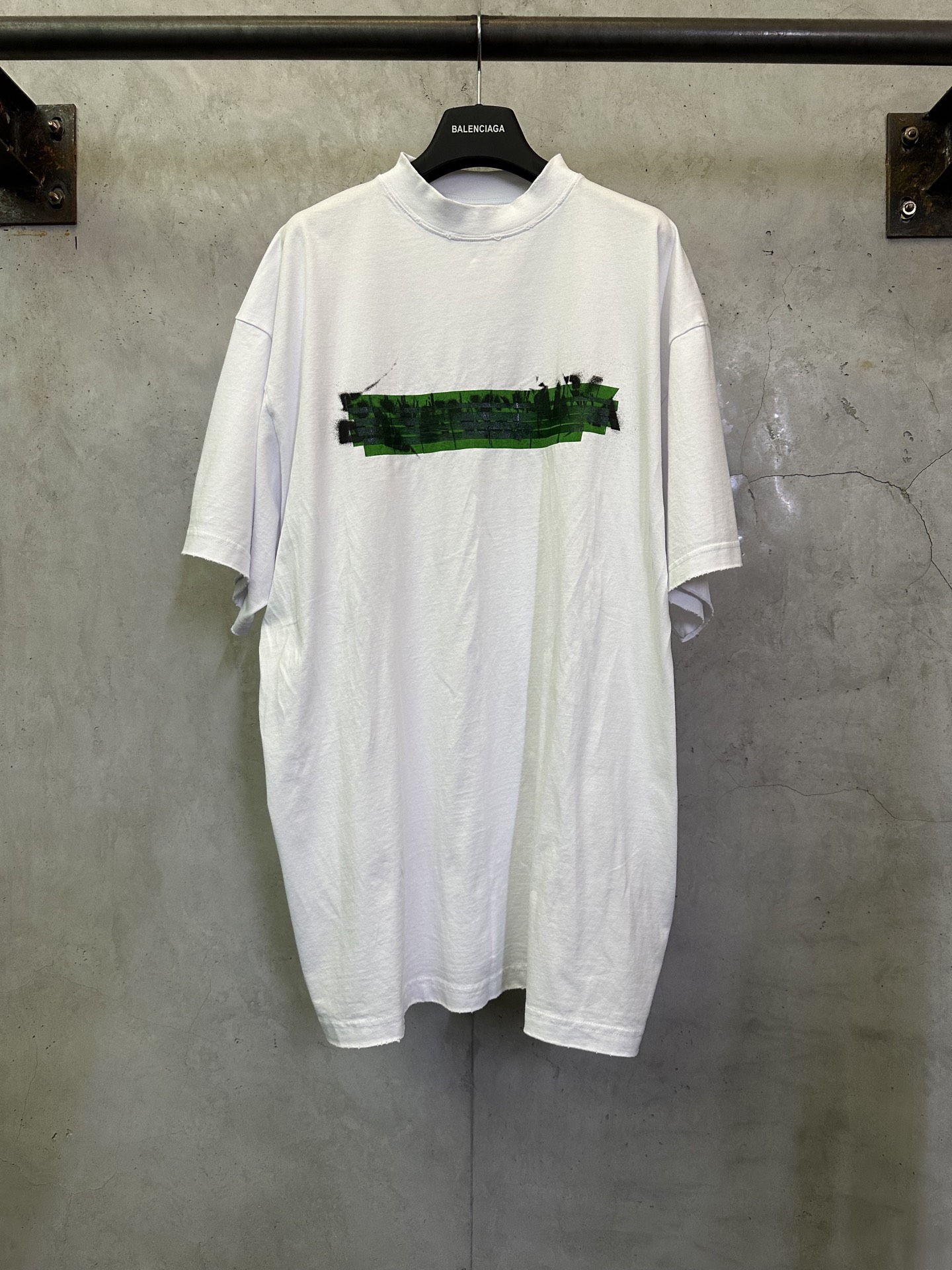 Balenciaga Balenciaga 巴黎世家 26ss春款 绿胶带短袖T恤