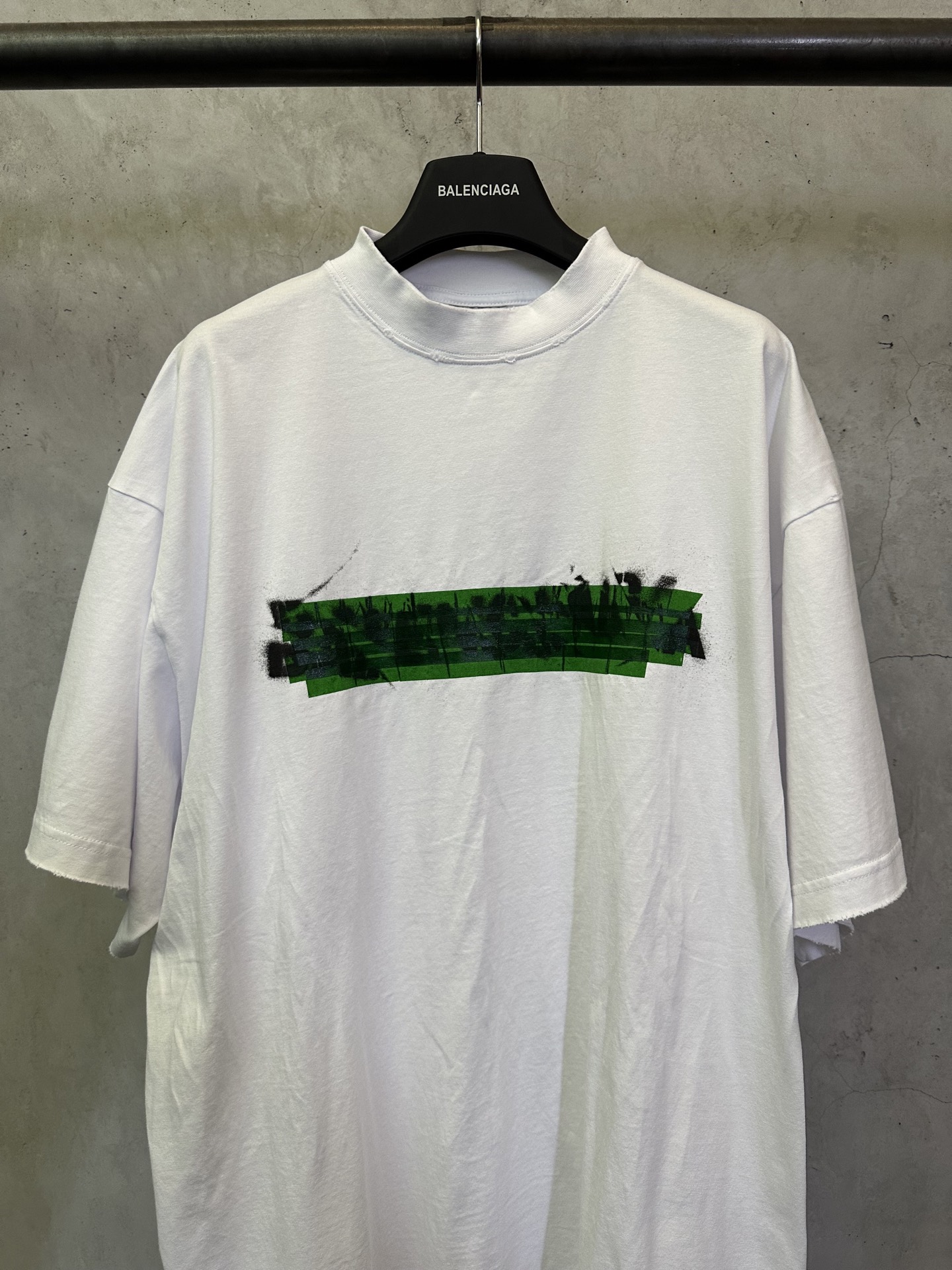 Balenciaga Balenciaga 巴黎世家 26ss春款 绿胶带短袖T恤