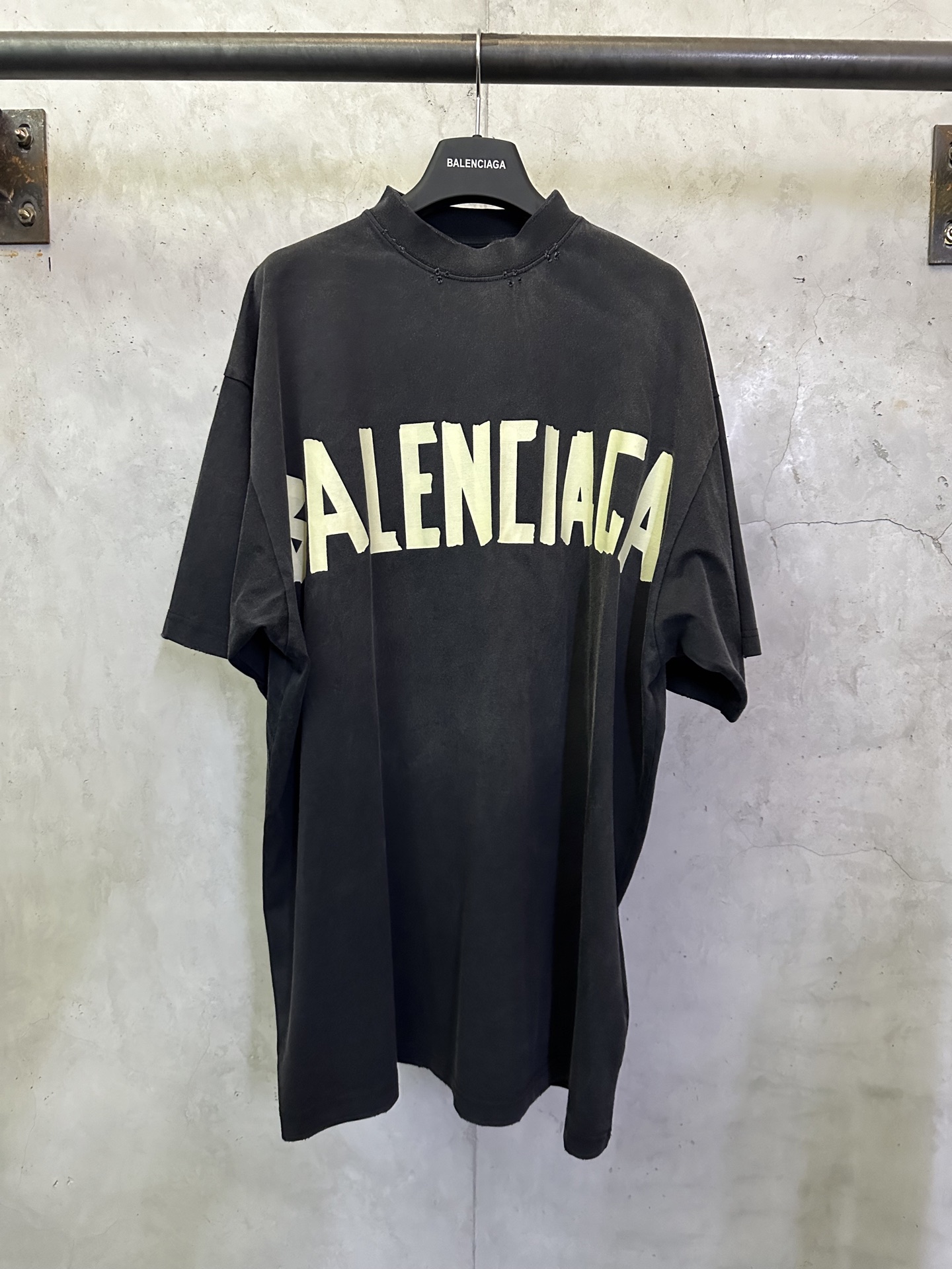 Balenciaga balenciaga巴黎世家 26ss 美纹纸胶带印花短袖