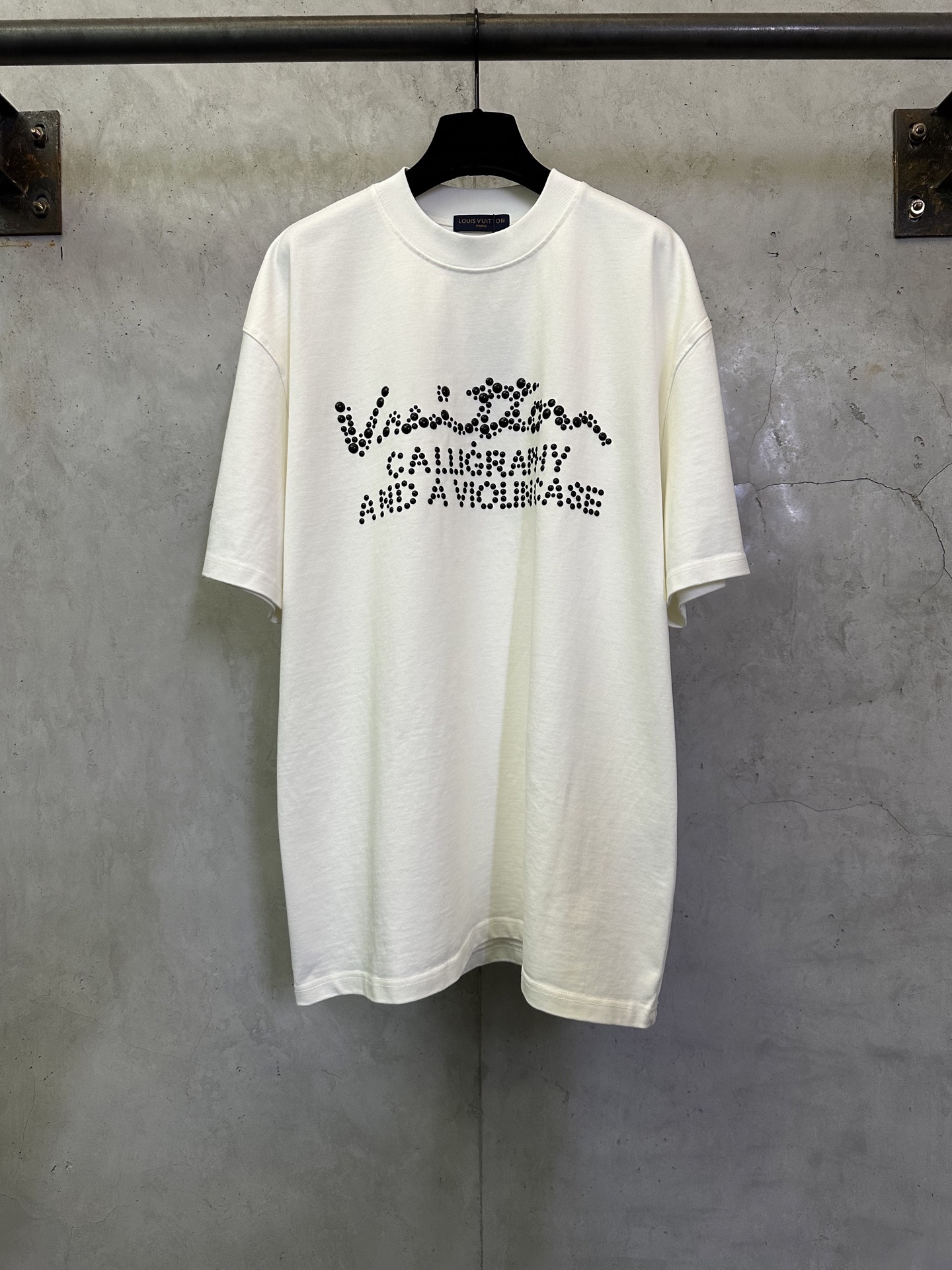Louis Vuitton Louis Vuitton 路易威登 25ss LV珠珍logo圆领短袖T恤