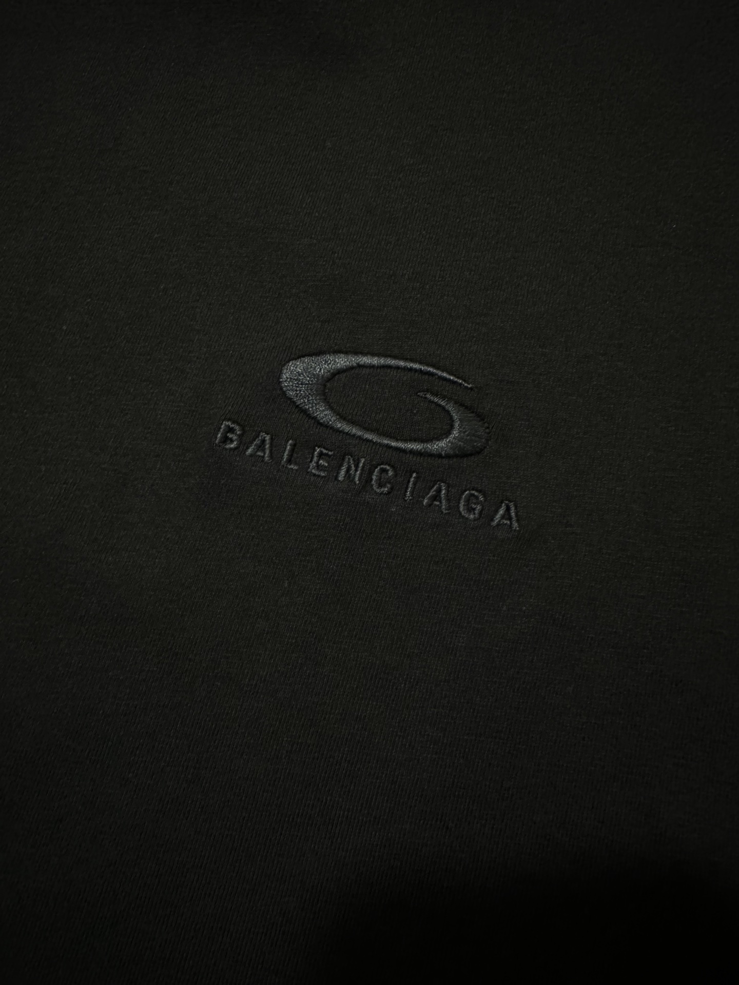 Balenciaga Balenciaga 巴黎世家 单环刺绣logo涂鸦做旧短袖T恤