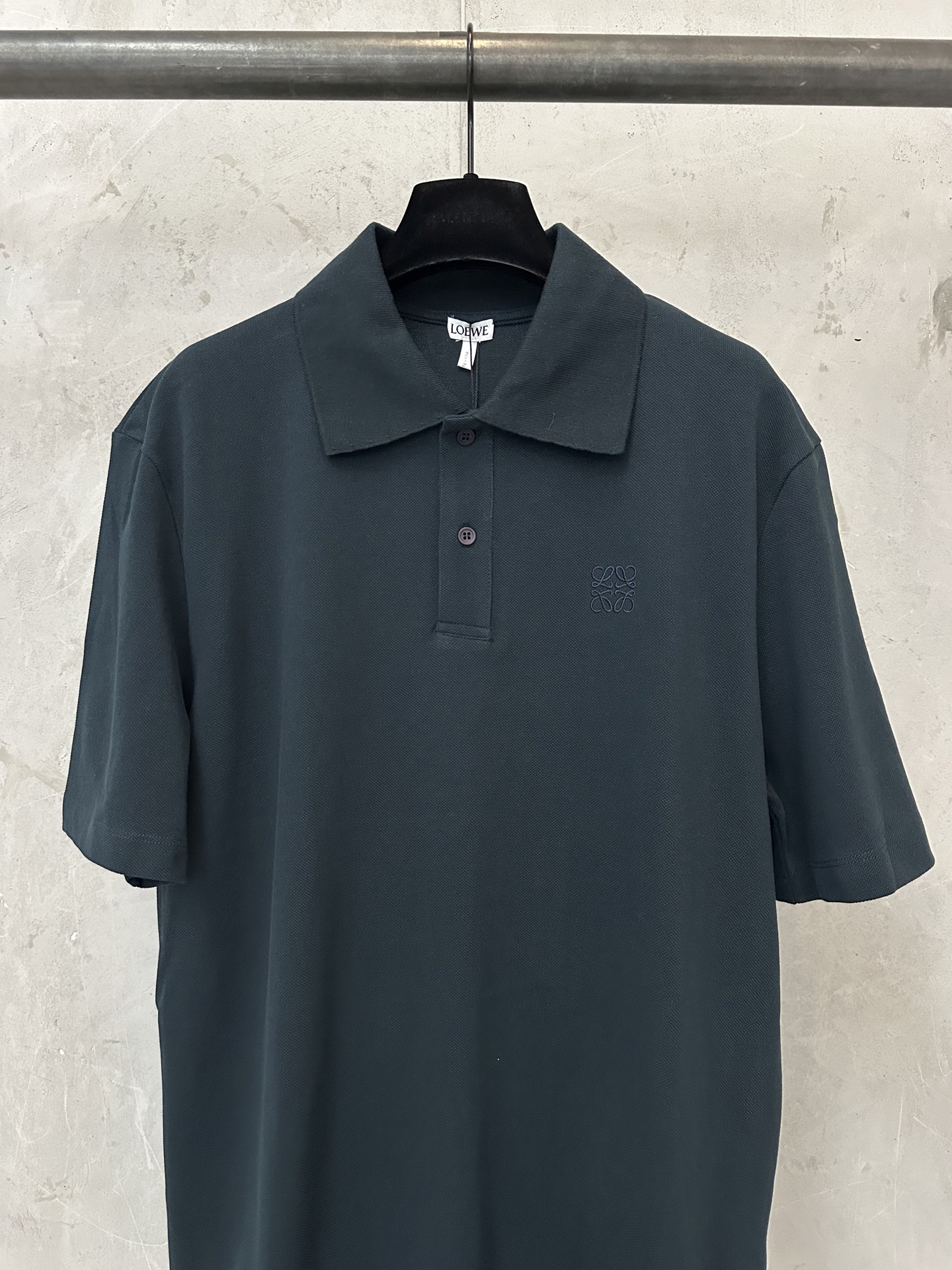 Loewe LOEWE罗意威 26SS棉质刺绣徽标纽扣Polo衫