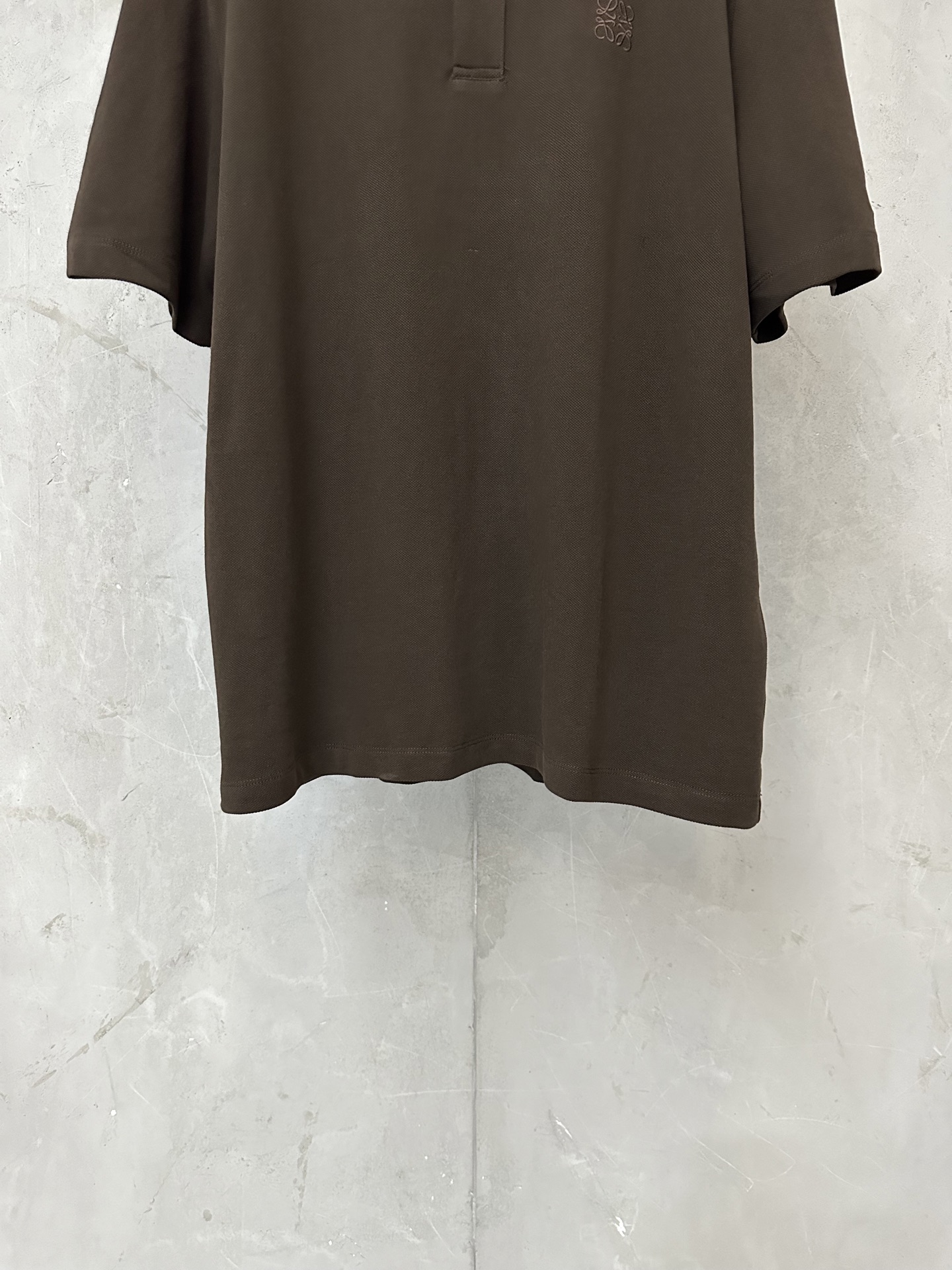 Loewe LOEWE罗意威 26SS棉质刺绣徽标纽扣Polo衫