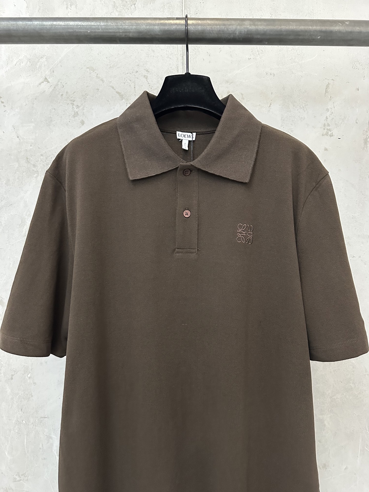 Loewe LOEWE罗意威 26SS棉质刺绣徽标纽扣Polo衫