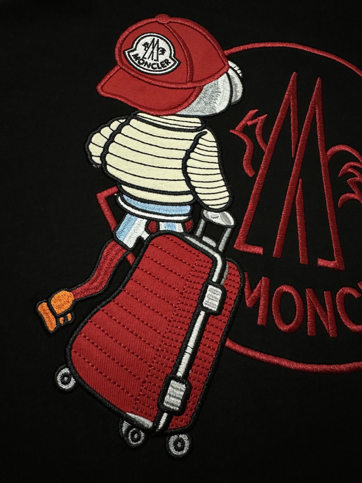 Moncler MONCLER蒙口 26SS 撞色领口短袖T恤