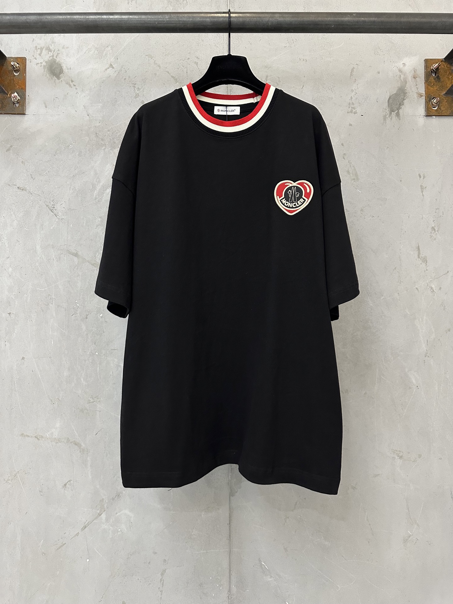 Moncler MONCLER蒙口 26SS 撞色领口短袖T恤