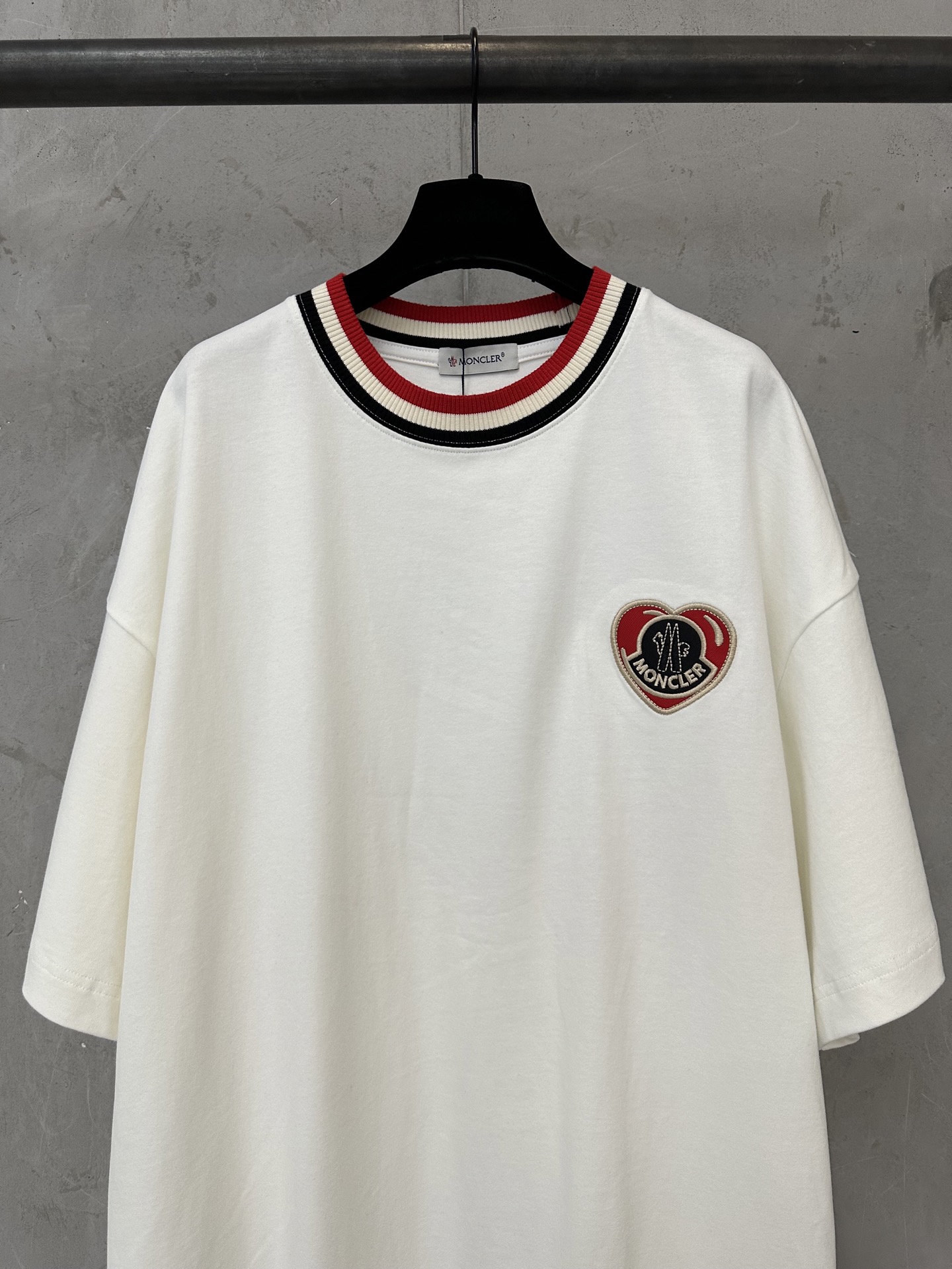 Moncler MONCLER蒙口 26SS 撞色领口短袖T恤