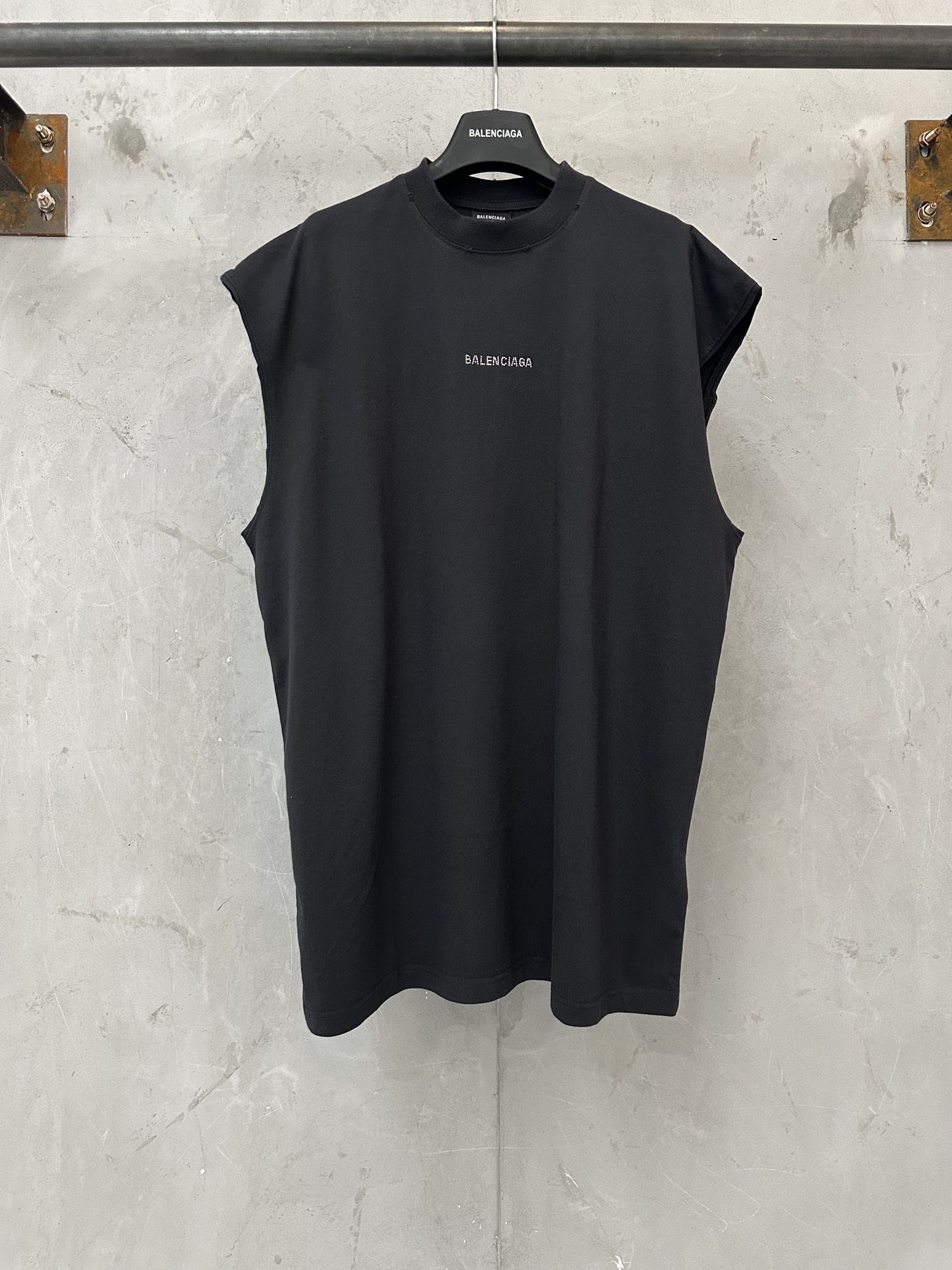 Balenciaga Balenciaga 巴黎世家 前后字母烫钻坎肩背心