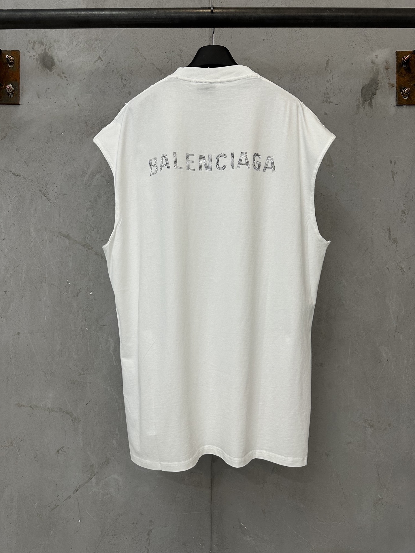 Balenciaga Balenciaga 巴黎世家 前后字母烫钻坎肩背心