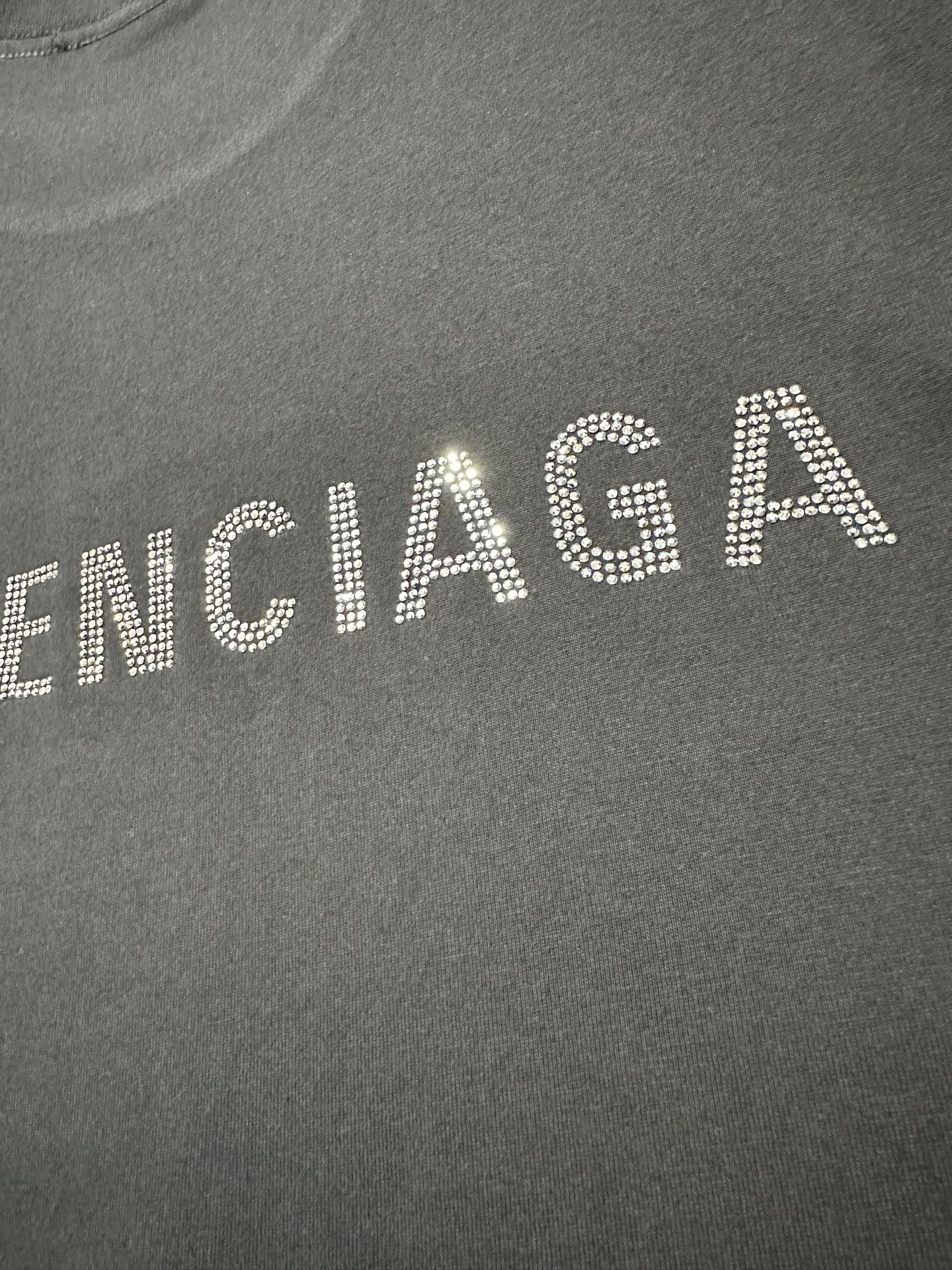 Balenciaga Balenciaga 巴黎世家 前后字母烫钻坎肩背心