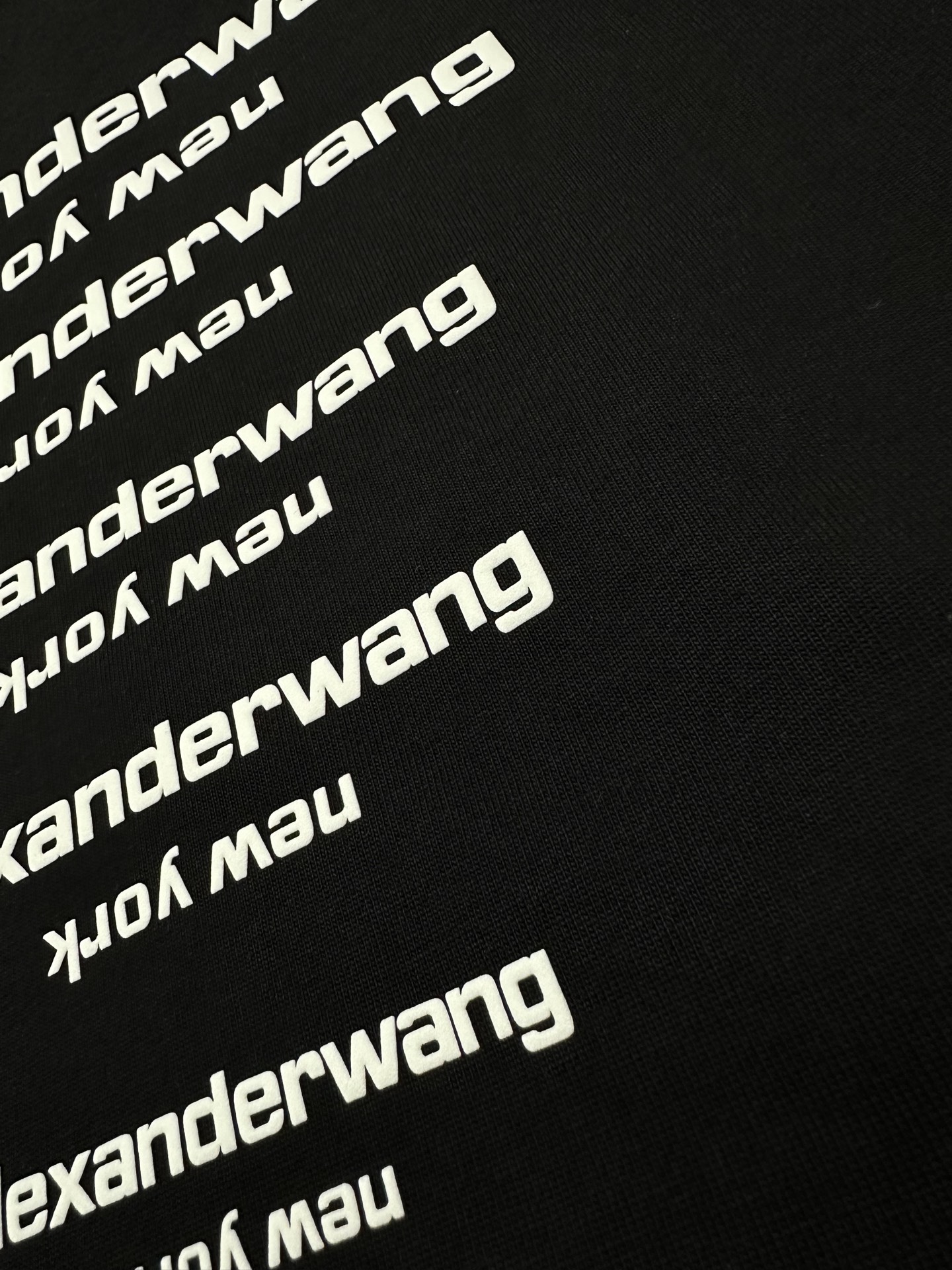 Alexander Wang Alexander wang 亚力山大 王 2026fw 新款发泡短袖T恤