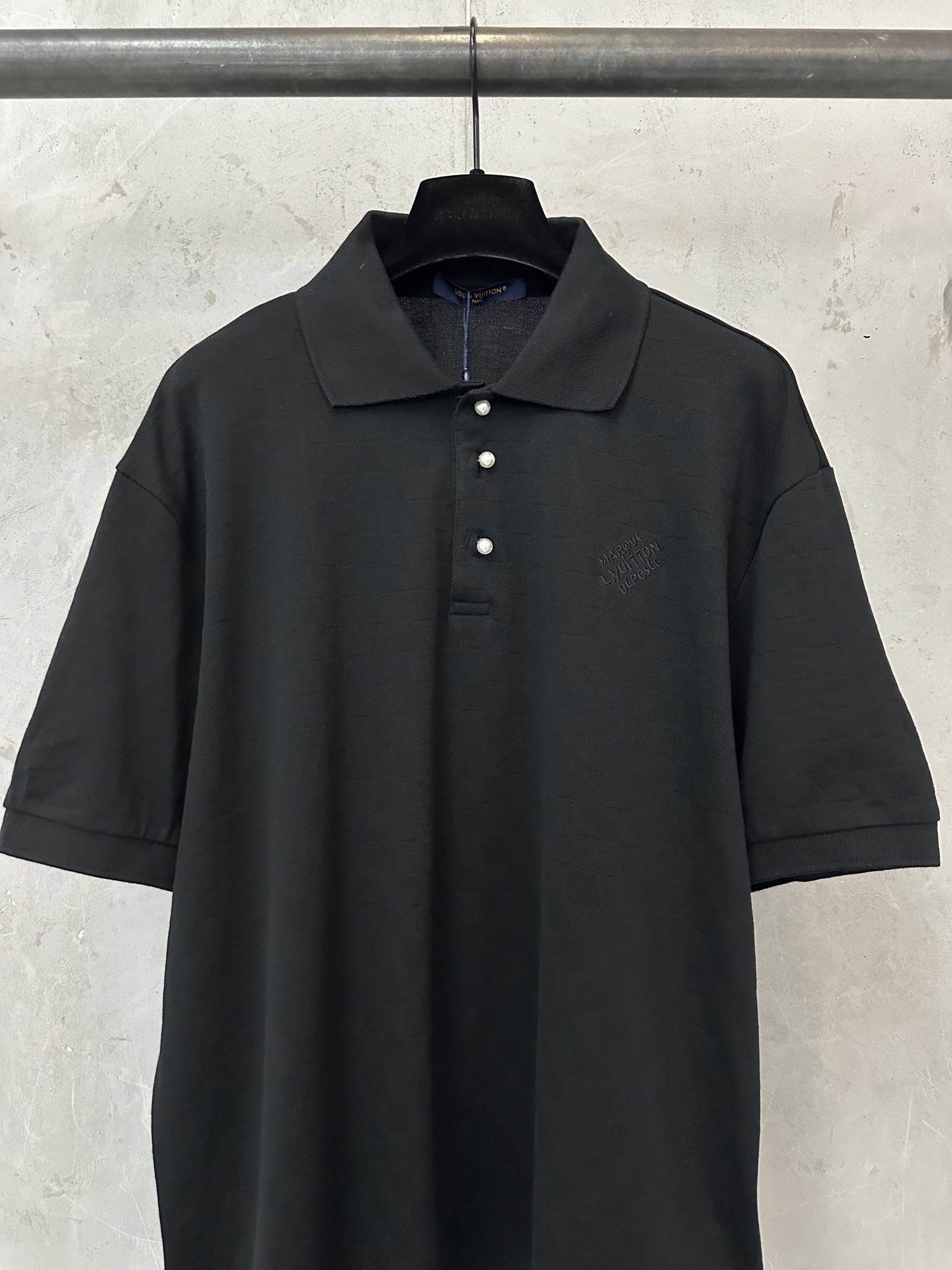 Louis Vuitton LOUIS VUITTON 26SS LV珍珠纽扣套头短袖POLO衫