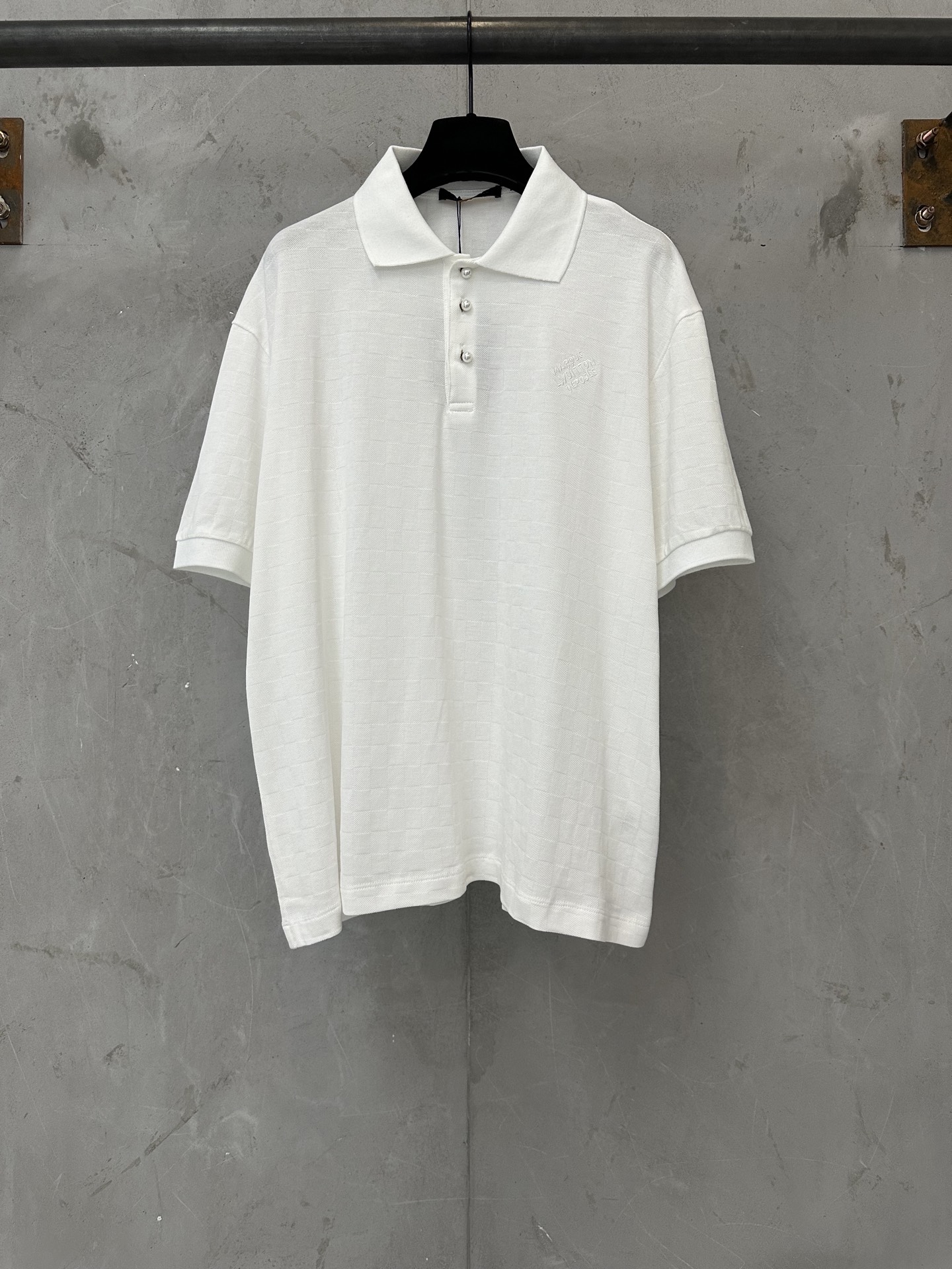Louis Vuitton LOUIS VUITTON 26SS LV珍珠纽扣套头短袖POLO衫