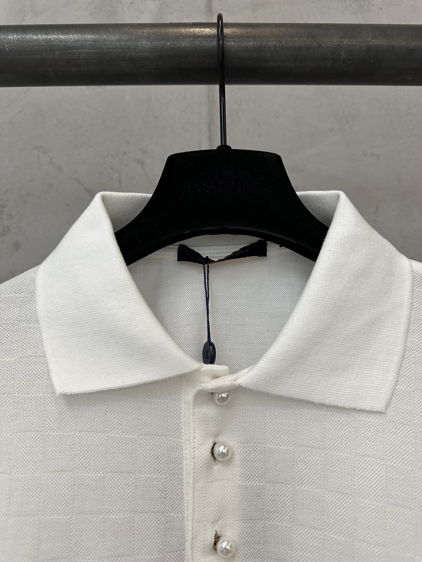 Louis Vuitton LOUIS VUITTON 26SS LV珍珠纽扣套头短袖POLO衫