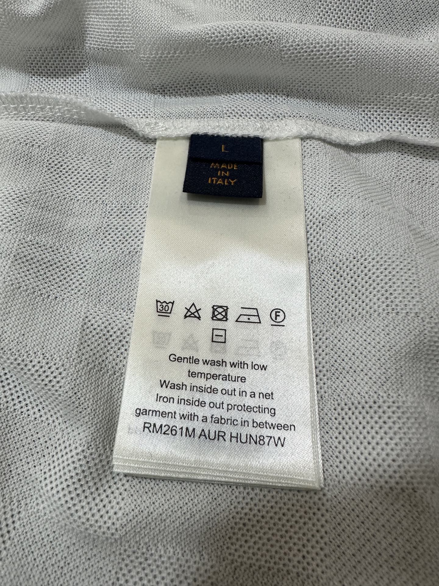 Louis Vuitton LOUIS VUITTON 26SS LV珍珠纽扣套头短袖POLO衫
