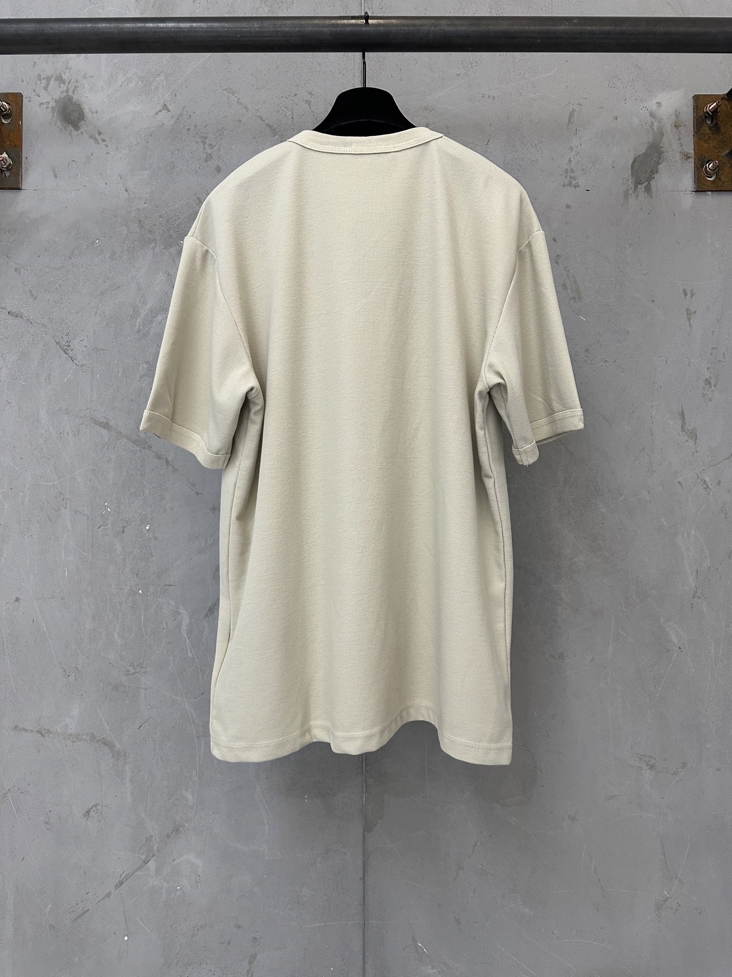 Prada PRADA普拉达 ss26 修身小领标短袖T恤