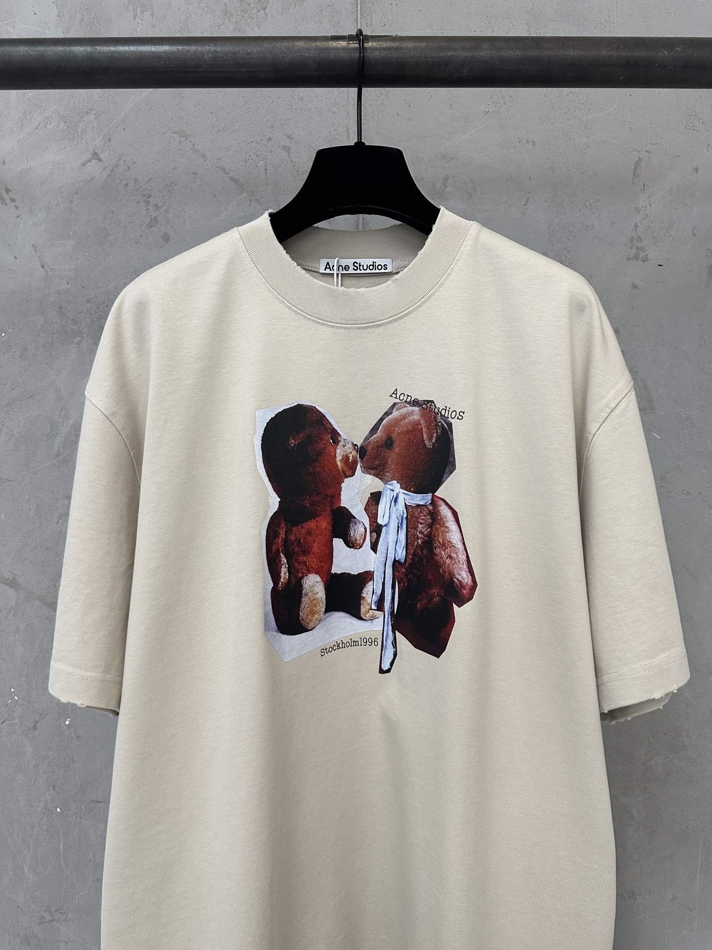 Acne Studios Acne studios 艾克妮 26ss 小熊印花短袖T恤