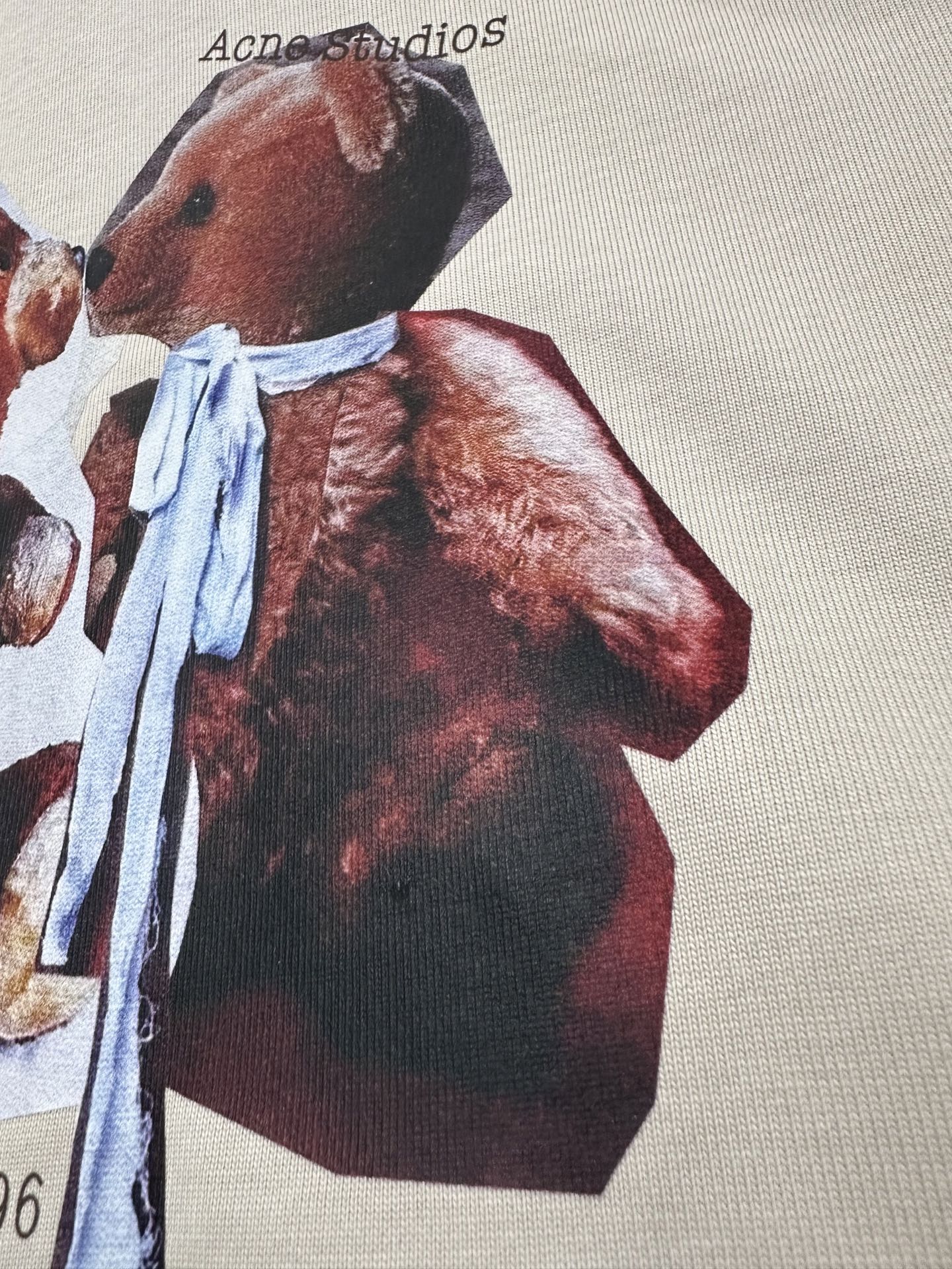 Acne Studios Acne studios 艾克妮 26ss 小熊印花短袖T恤