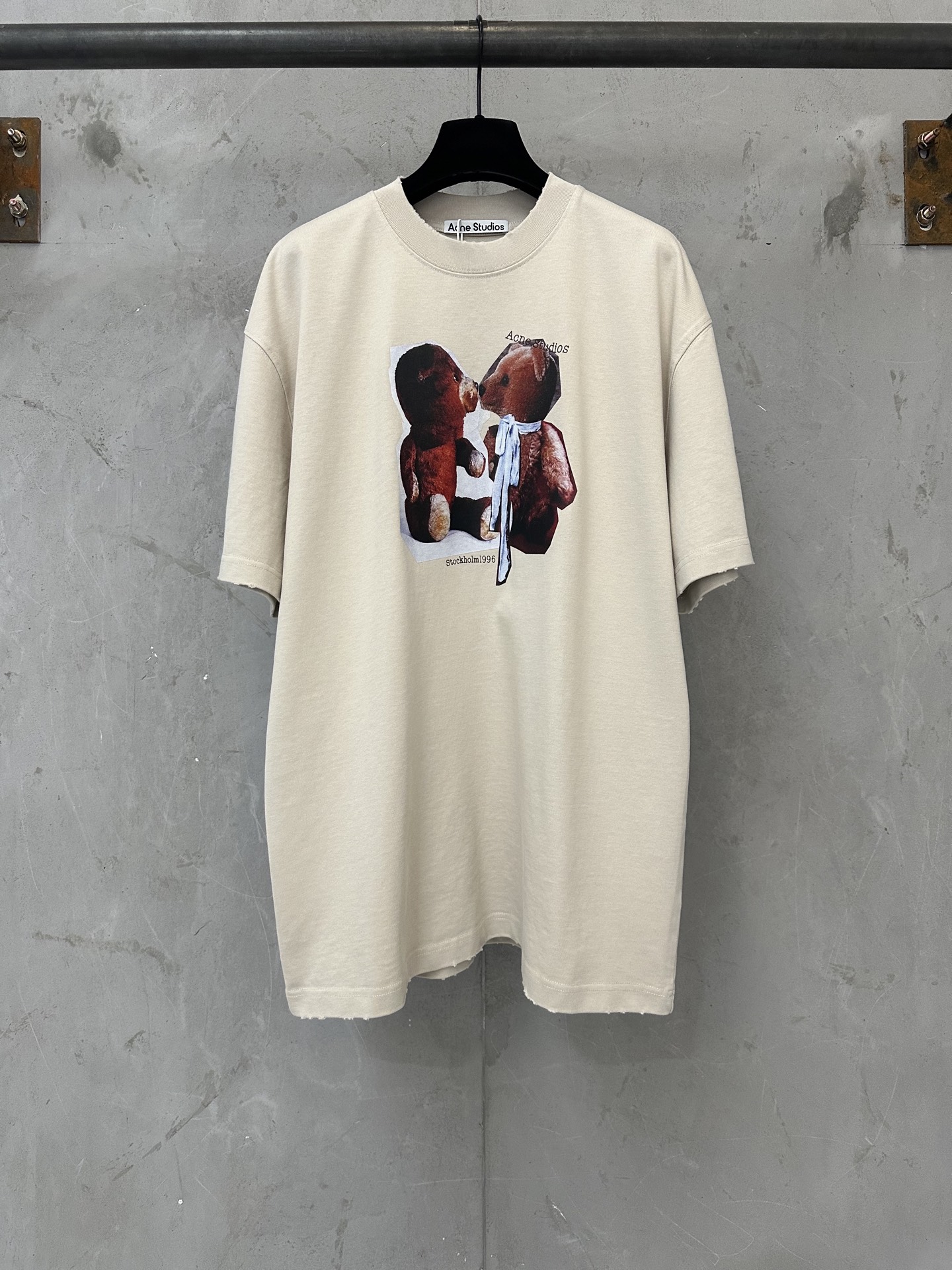 Acne Studios Acne studios 艾克妮 26ss 小熊印花短袖T恤