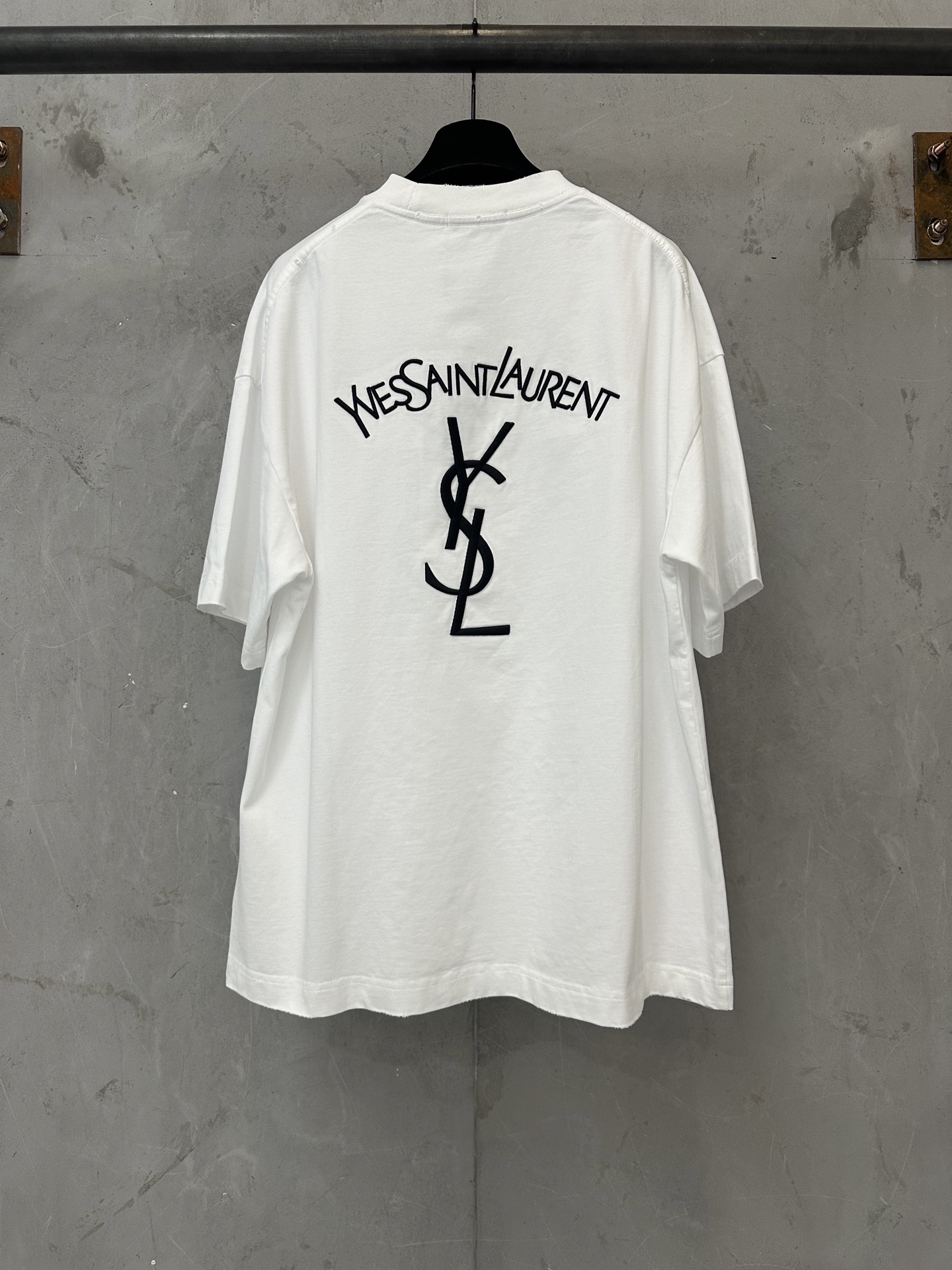Saint Laurent YSL 圣罗兰 26ss logo刺绣短袖T恤