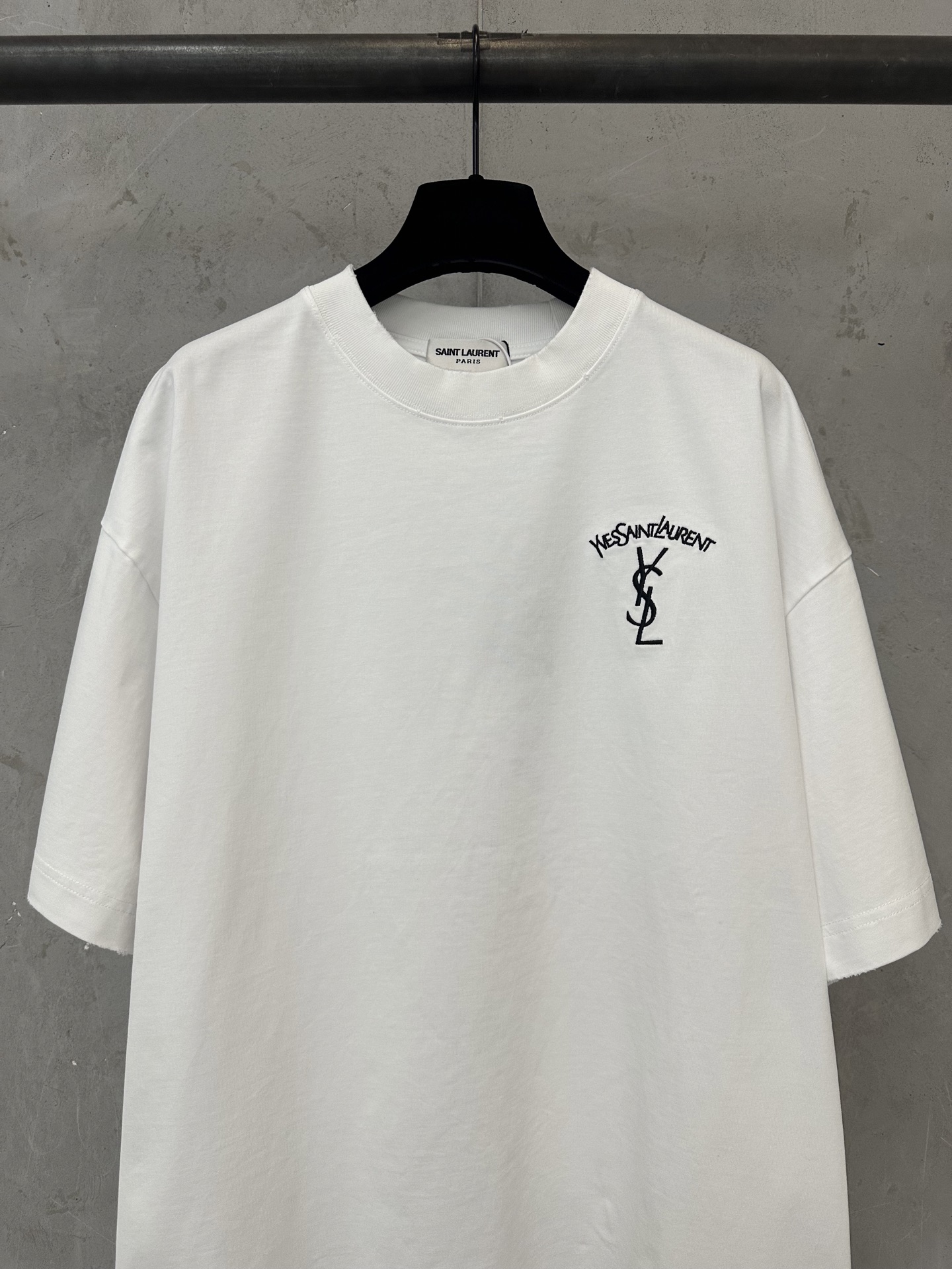 Saint Laurent YSL 圣罗兰 26ss logo刺绣短袖T恤