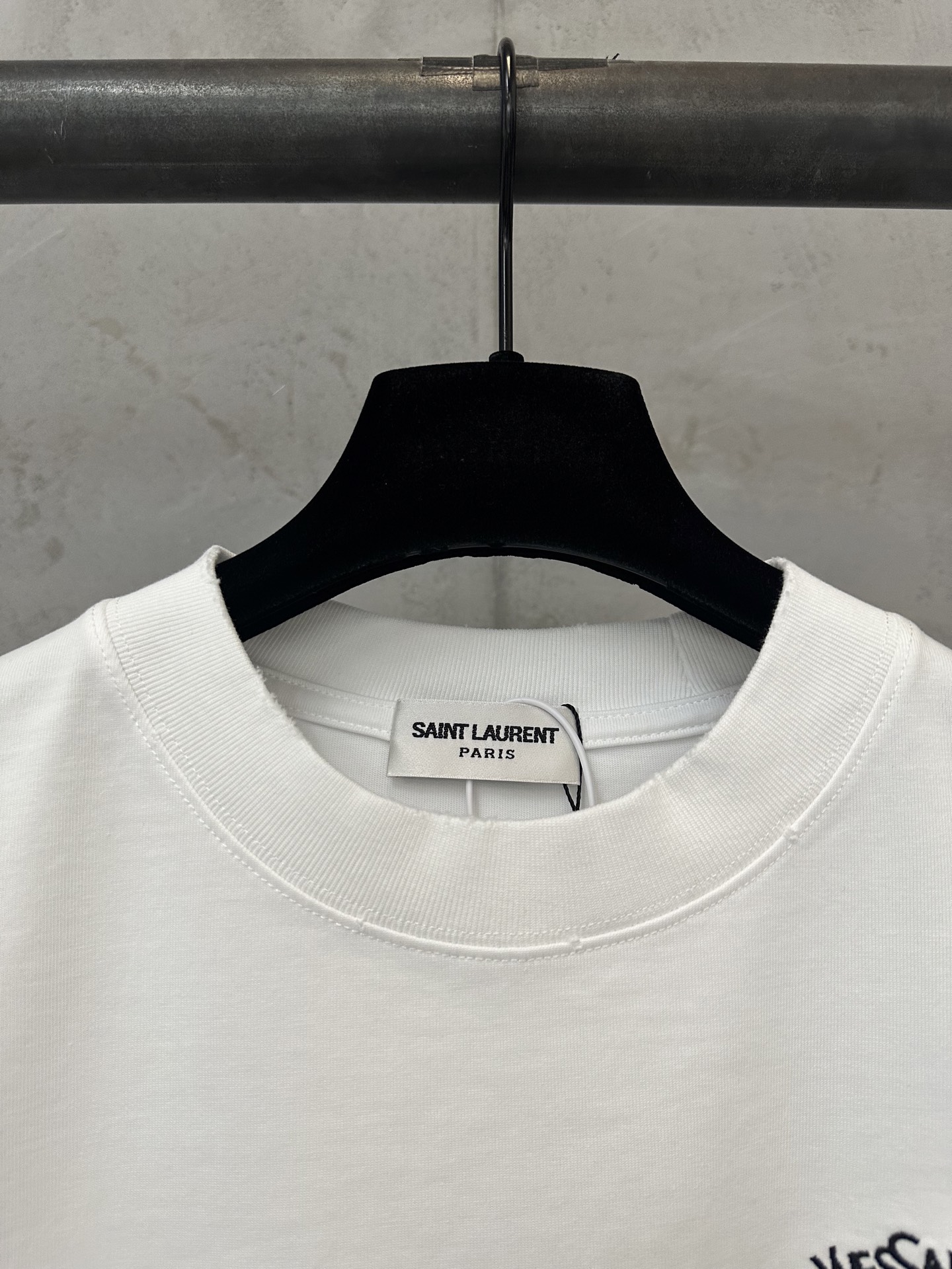 Saint Laurent YSL 圣罗兰 26ss logo刺绣短袖T恤