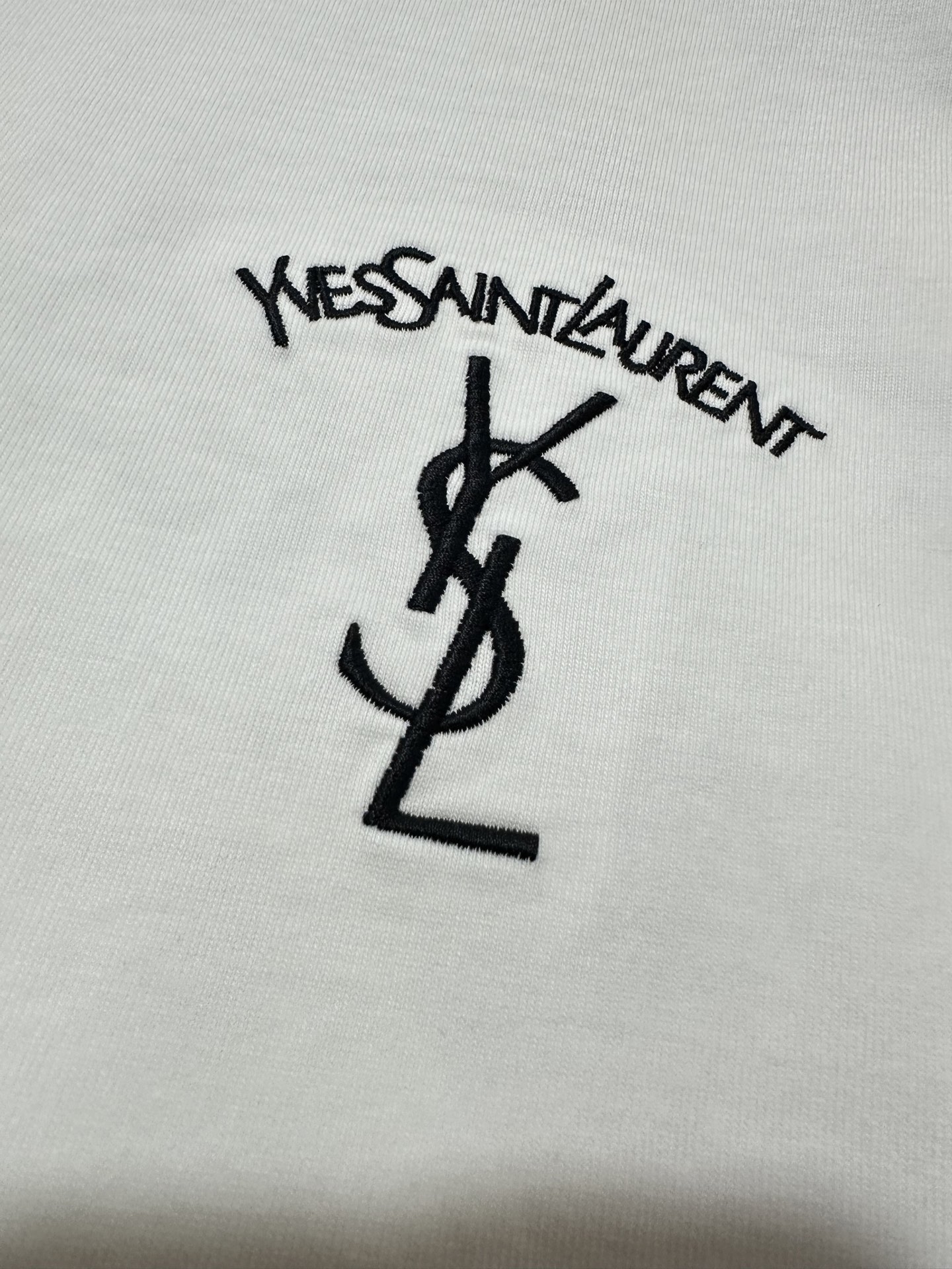 Saint Laurent YSL 圣罗兰 26ss logo刺绣短袖T恤