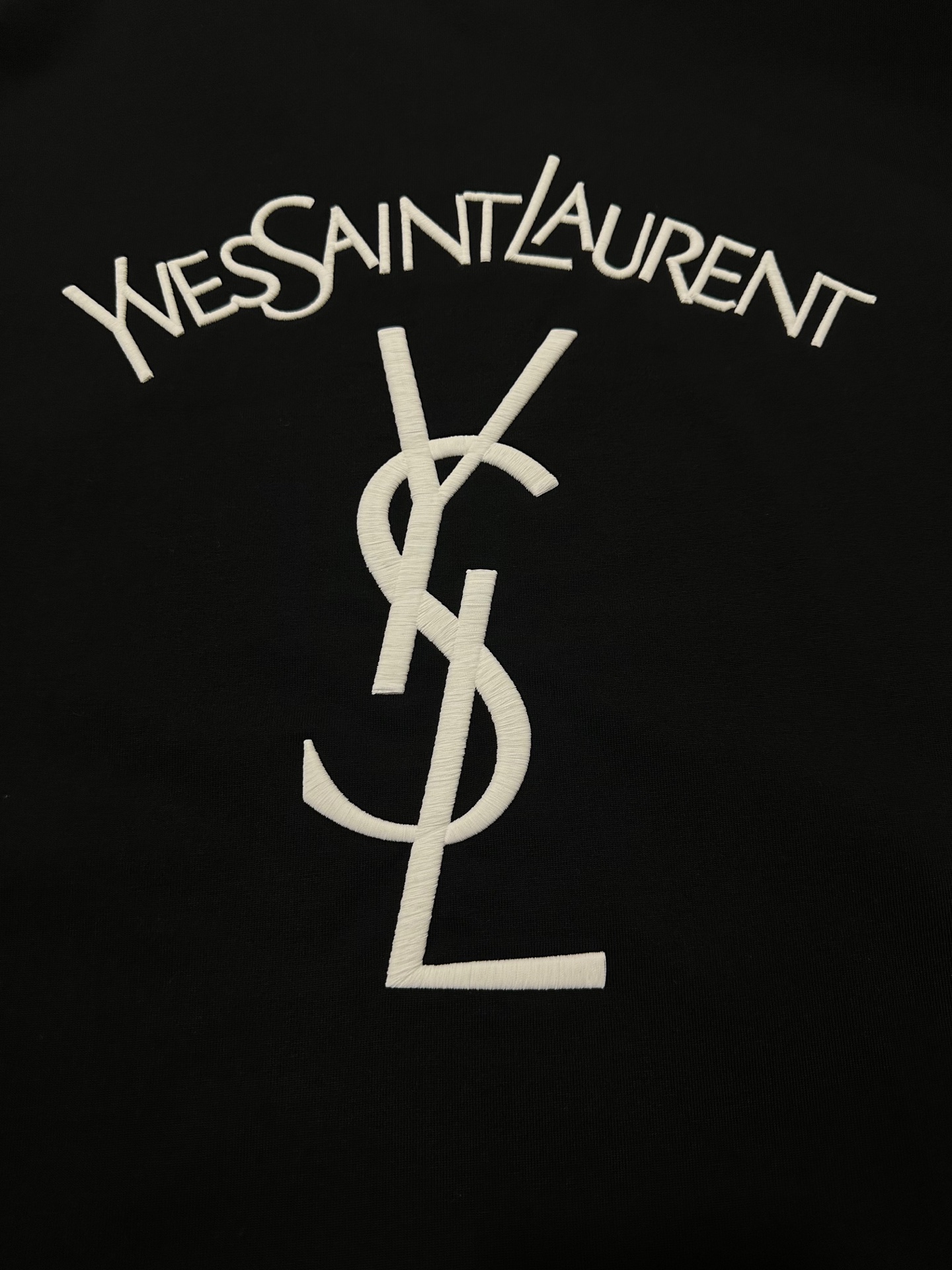 Saint Laurent YSL 圣罗兰 26ss logo刺绣短袖T恤
