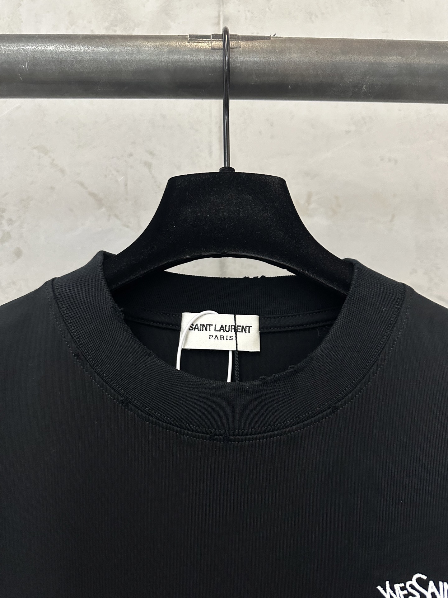 Saint Laurent YSL 圣罗兰 26ss logo刺绣短袖T恤