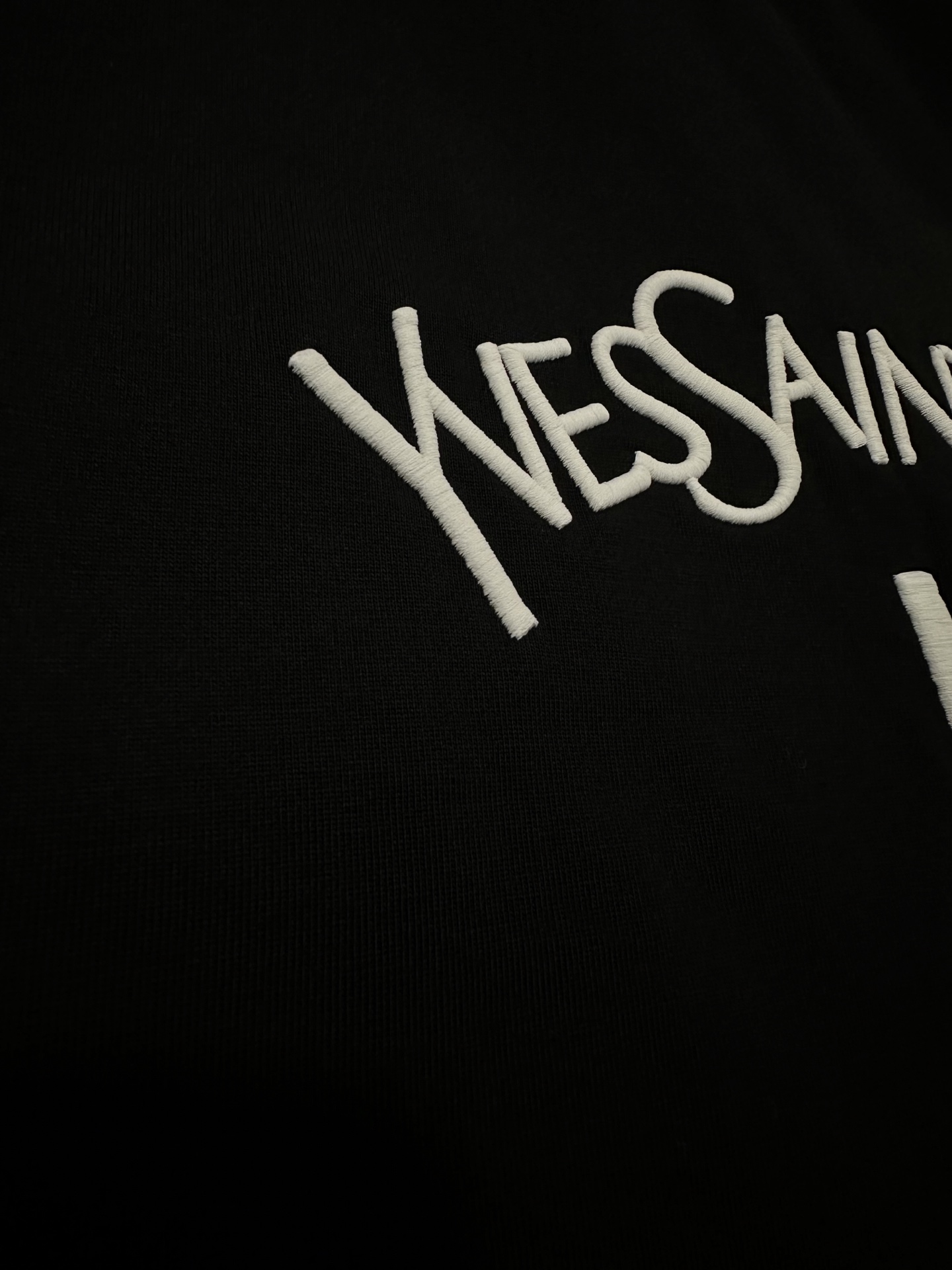 Saint Laurent YSL 圣罗兰 26ss logo刺绣短袖T恤