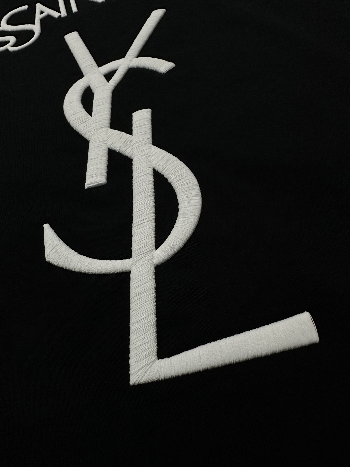 Saint Laurent YSL 圣罗兰 26ss logo刺绣短袖T恤