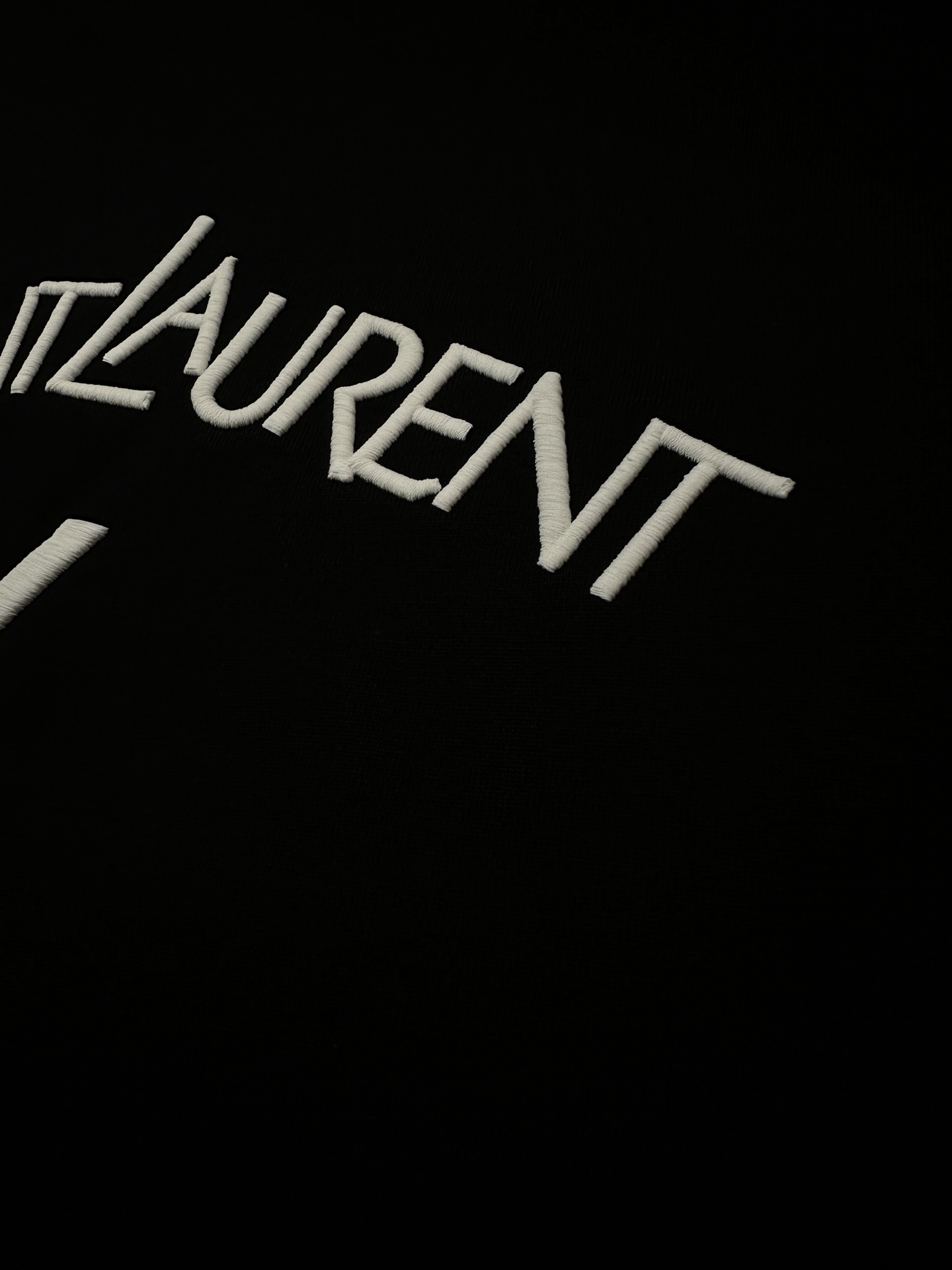 Saint Laurent YSL 圣罗兰 26ss logo刺绣短袖T恤