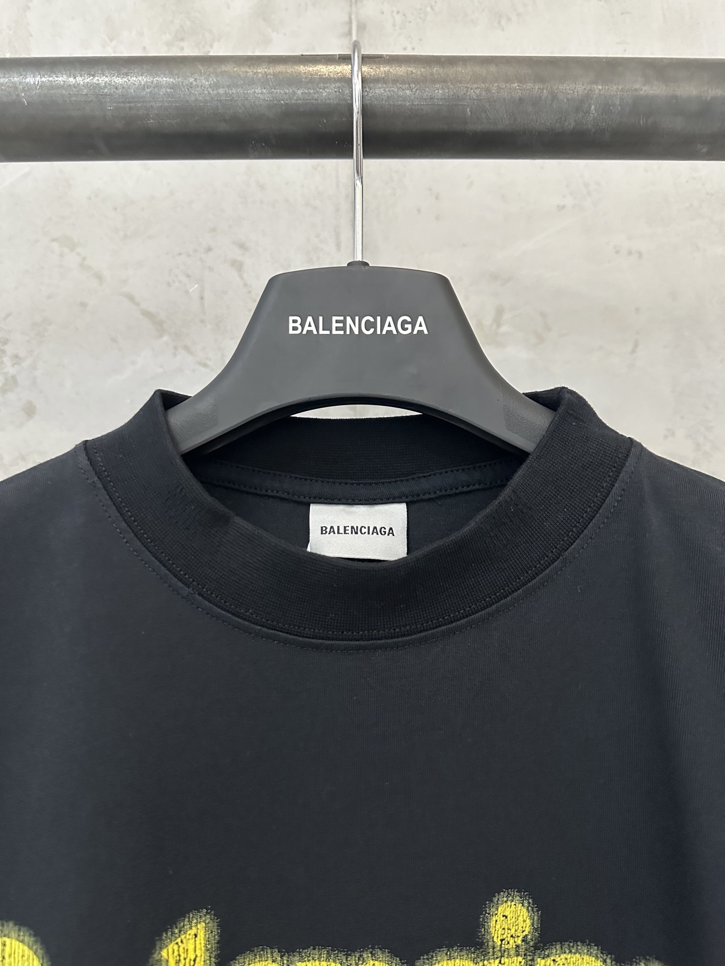 Balenciaga Balenciaga 巴黎世家 26ss 街道路灯夜景龟裂印花短袖T恤