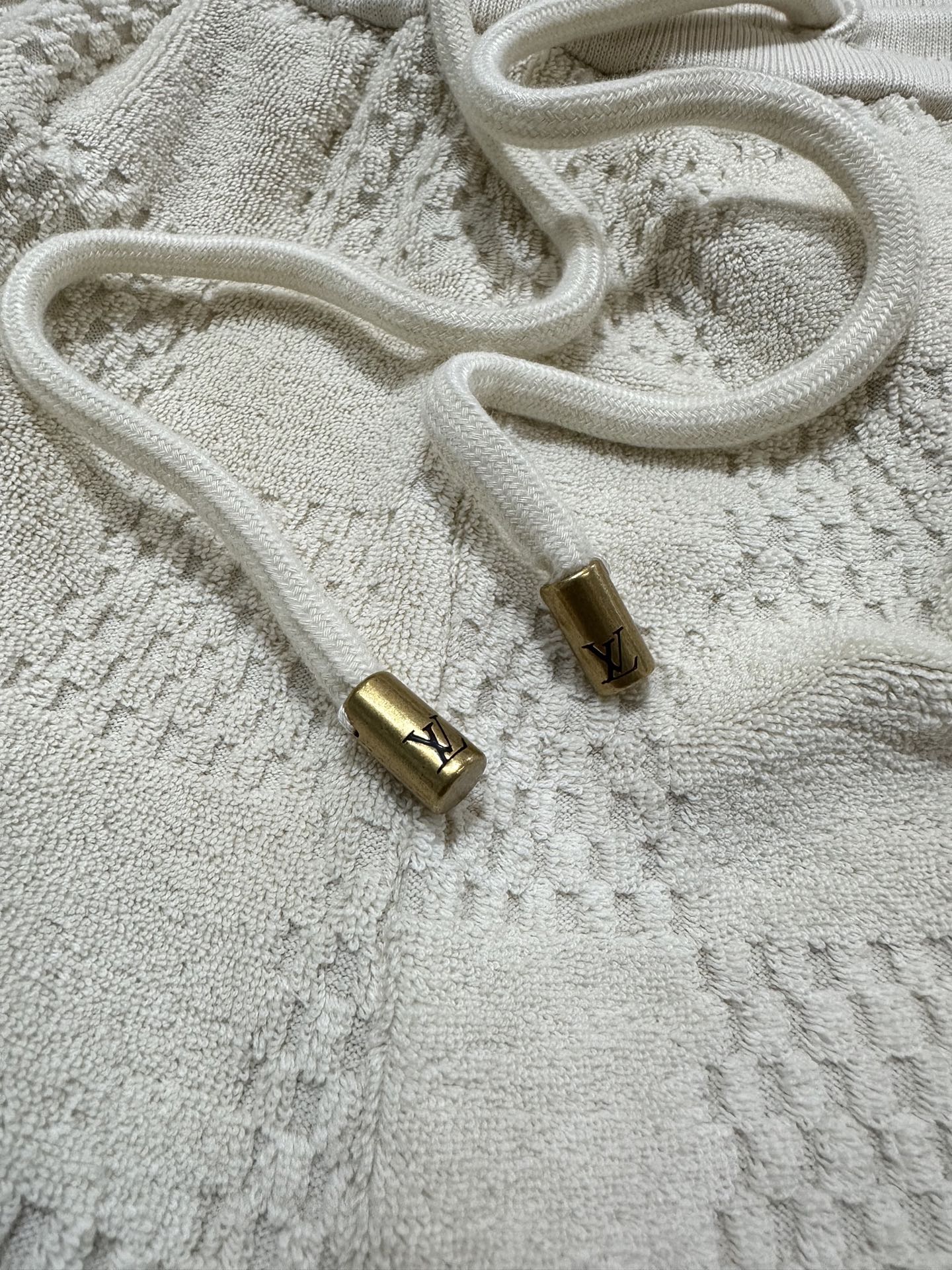 Louis Vuitton LOUIS VUITTON 25SS LV棉质毛圈刺绣短裤