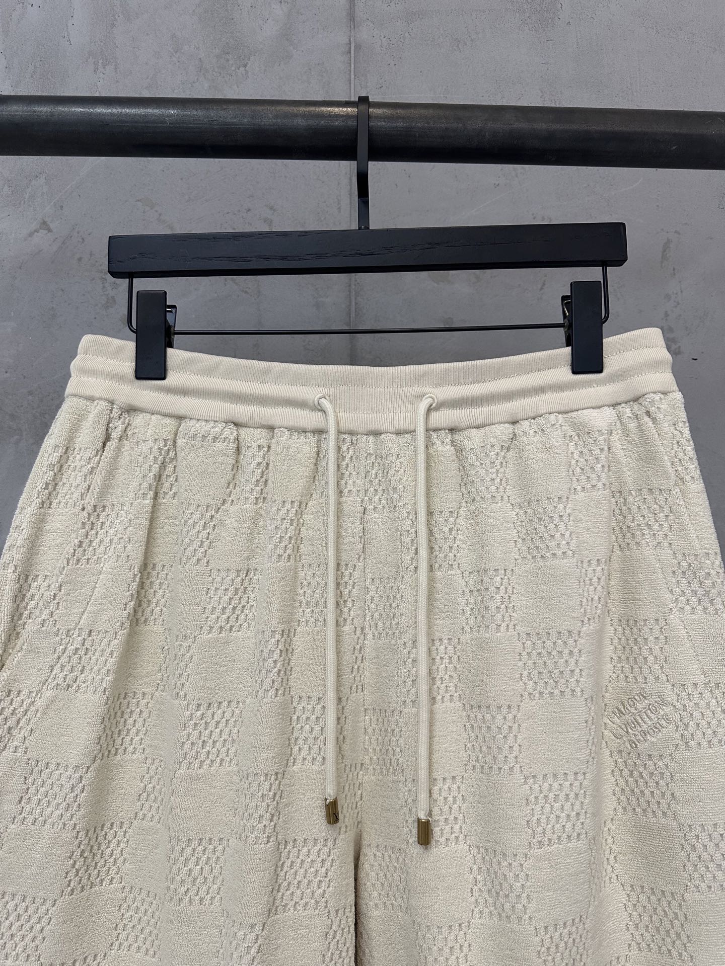 Louis Vuitton LOUIS VUITTON 25SS LV棉质毛圈刺绣短裤