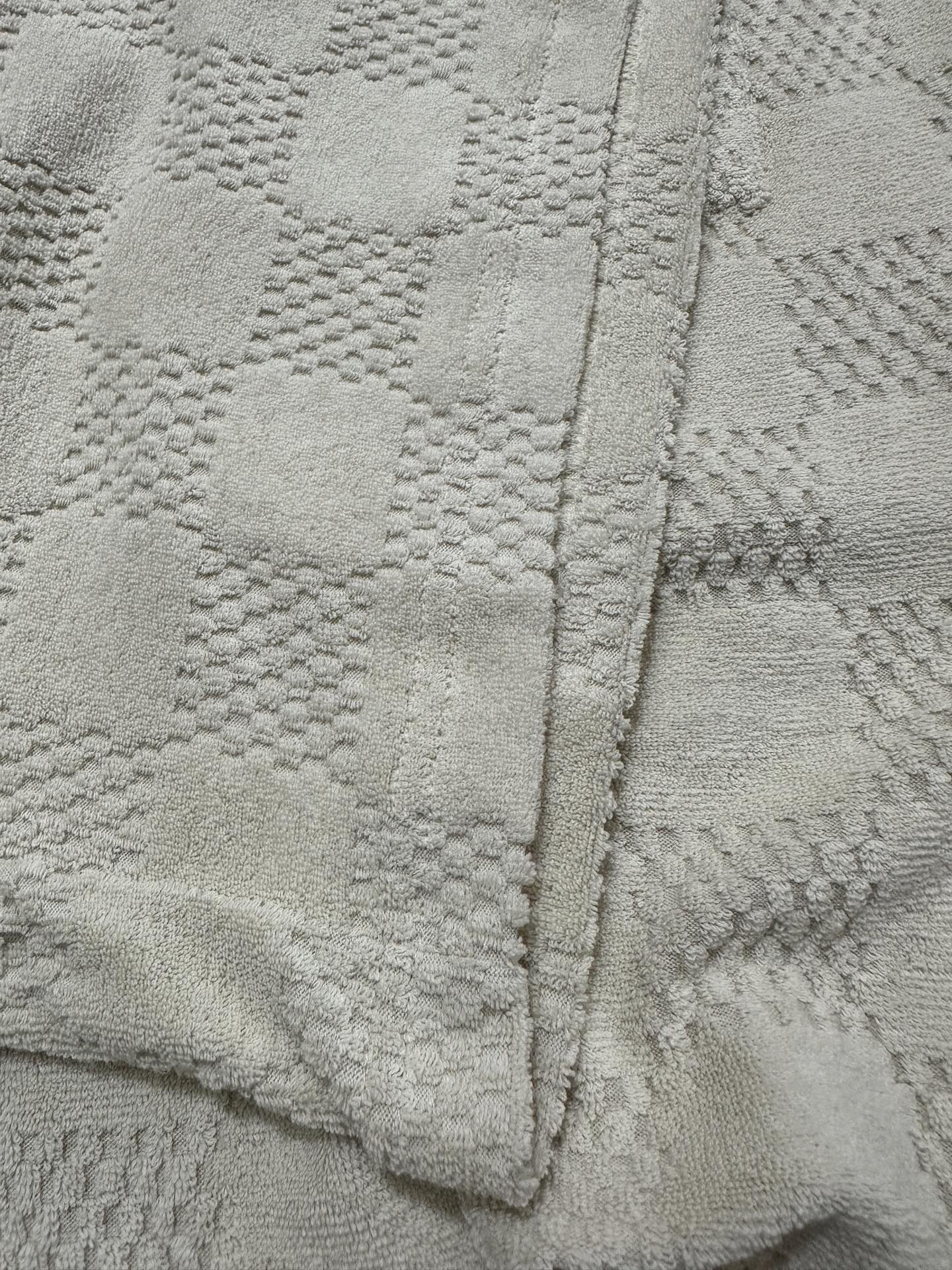 Louis Vuitton LOUIS VUITTON 25SS LV棉质毛圈刺绣短裤