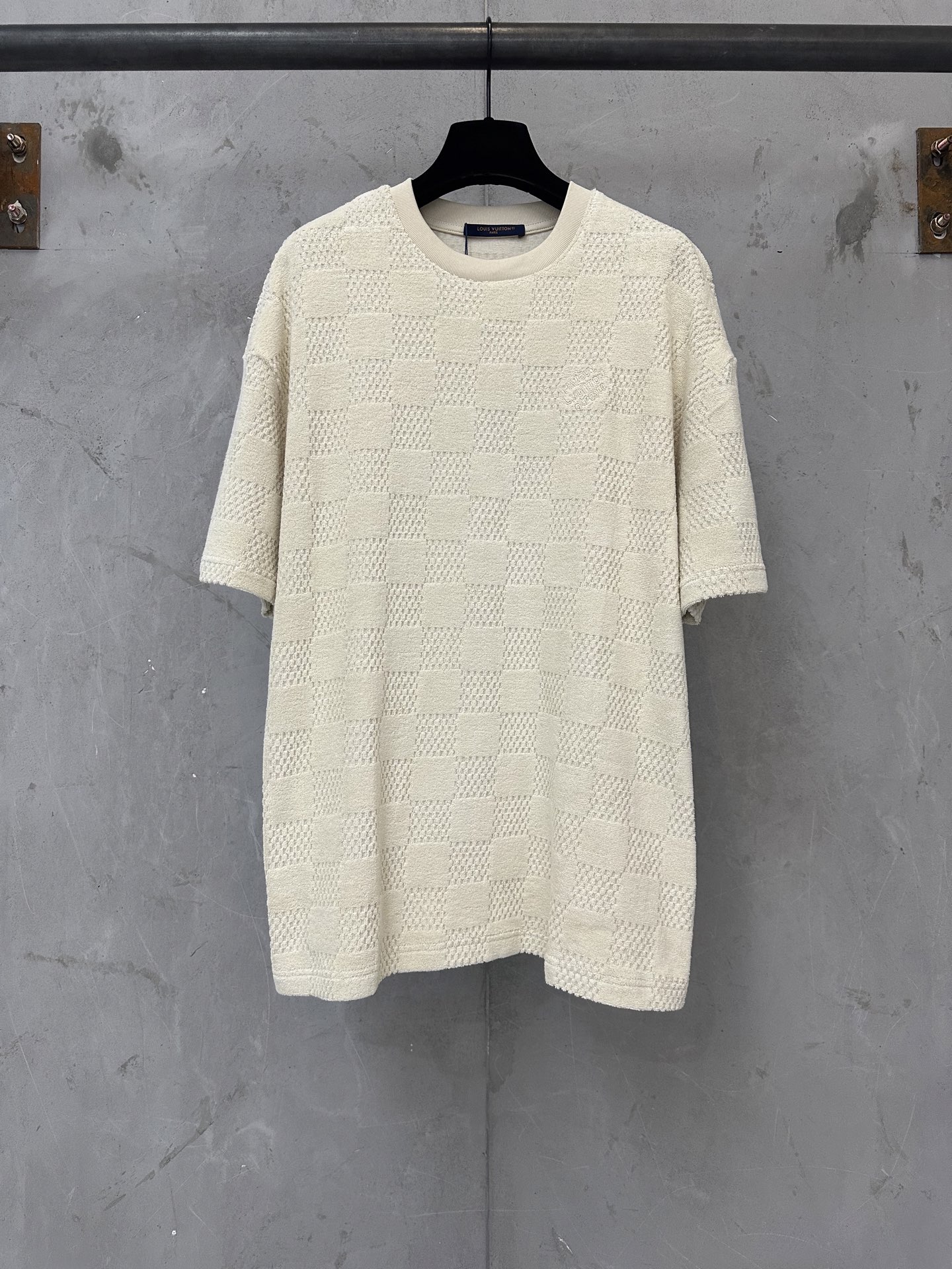 Louis Vuitton LOUIS VUITTON 25SS LV棉质毛圈刺绣短袖T恤