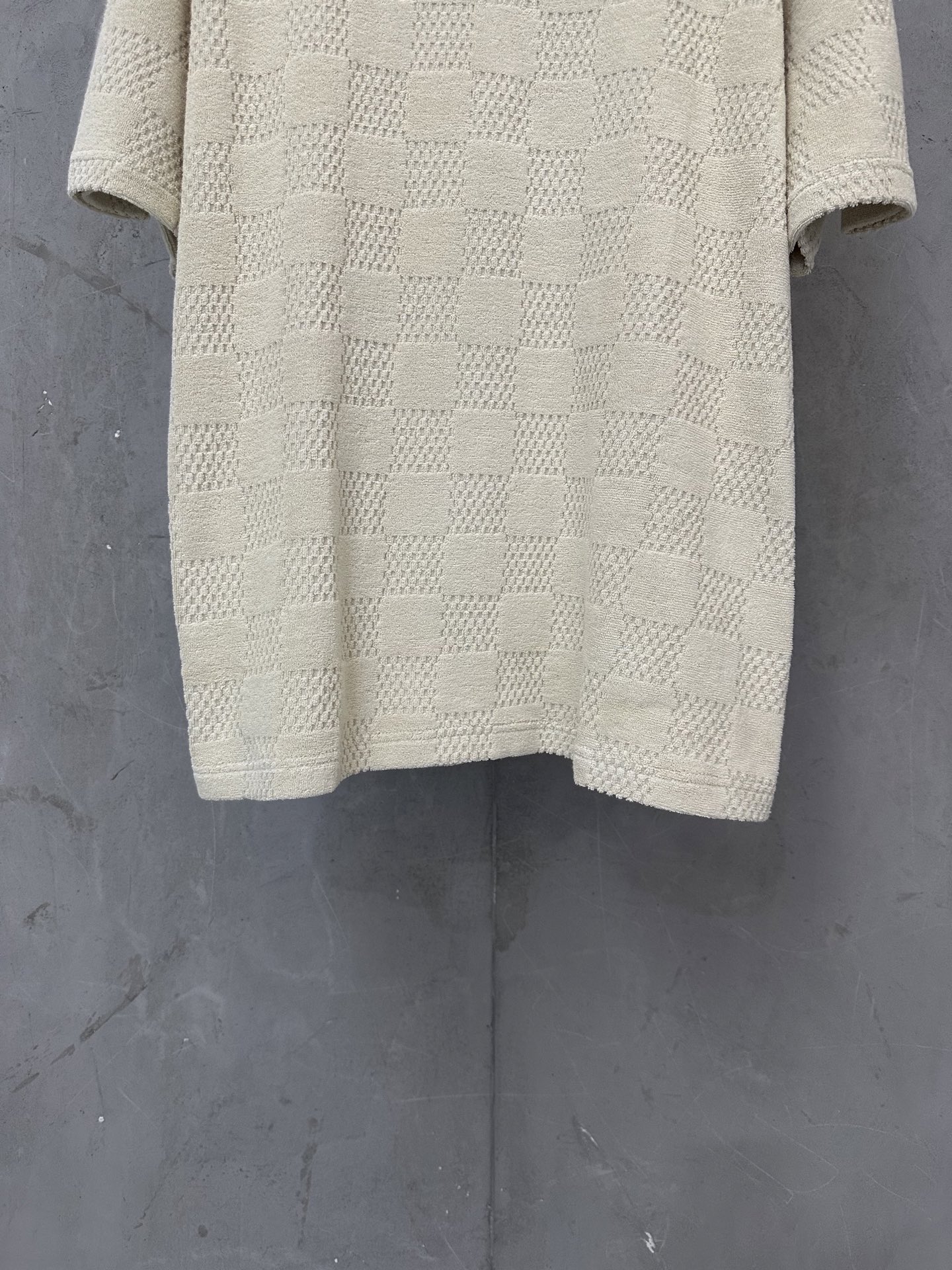 Louis Vuitton LOUIS VUITTON 25SS LV棉质毛圈刺绣短袖T恤