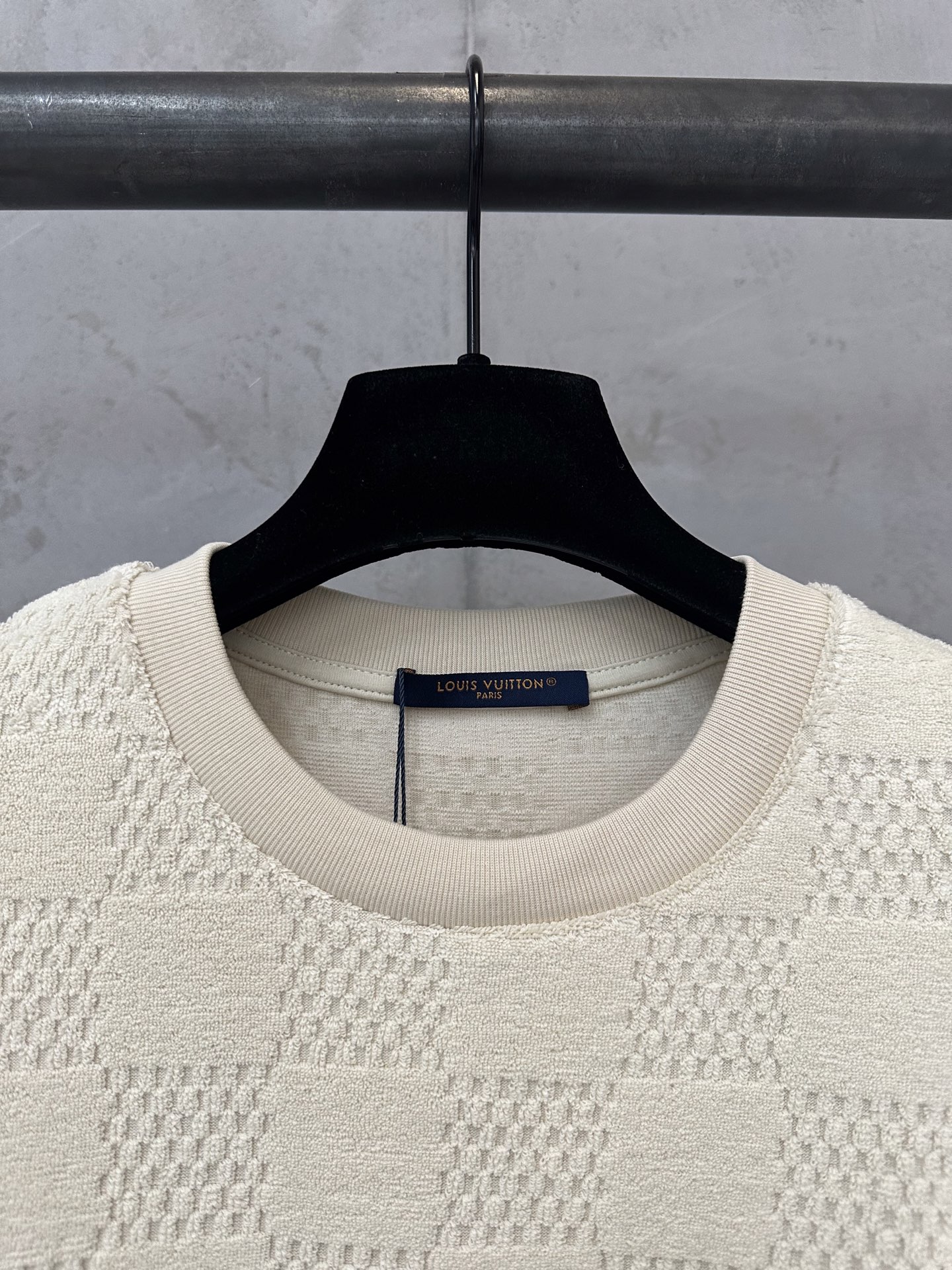 Louis Vuitton LOUIS VUITTON 25SS LV棉质毛圈刺绣短袖T恤