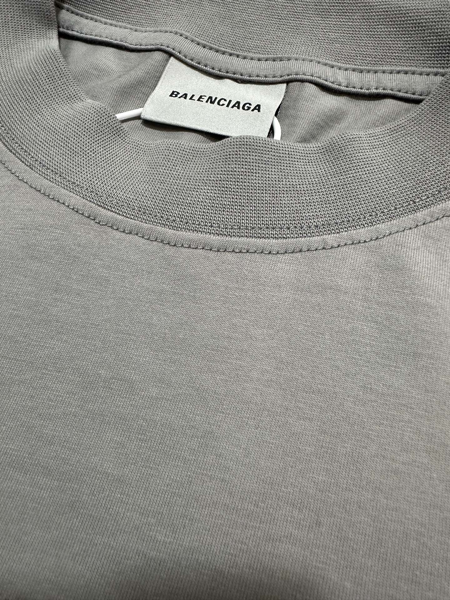 Balenciaga Balenciaga 巴黎世家 26ss 海浪椰树龟裂印花短袖T恤