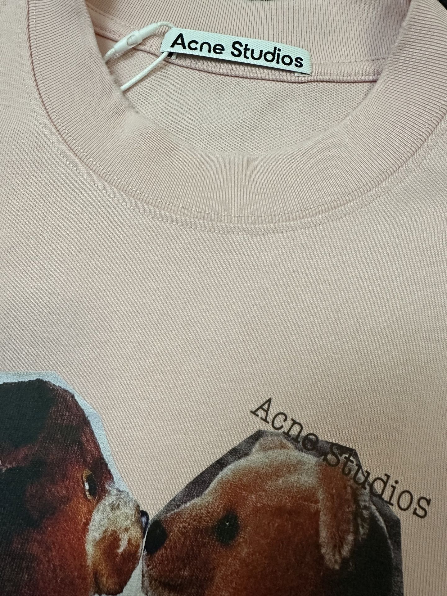 Acne Studios Acne studios 艾克妮 26ss 小熊印花短袖T恤