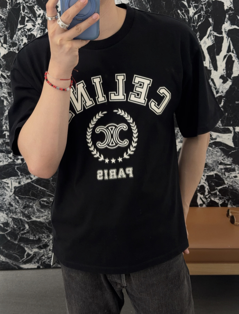 셀린느 26SS 남성 반팔 154963 Celine T Shirt 상세 이미지 13