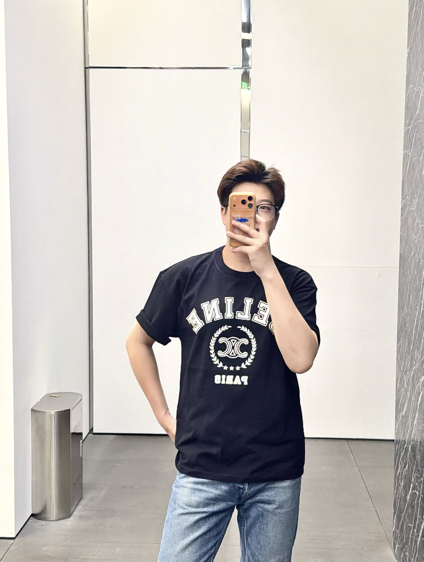 셀린느 26SS 남성 반팔 154963 Celine T Shirt 상세 이미지 16