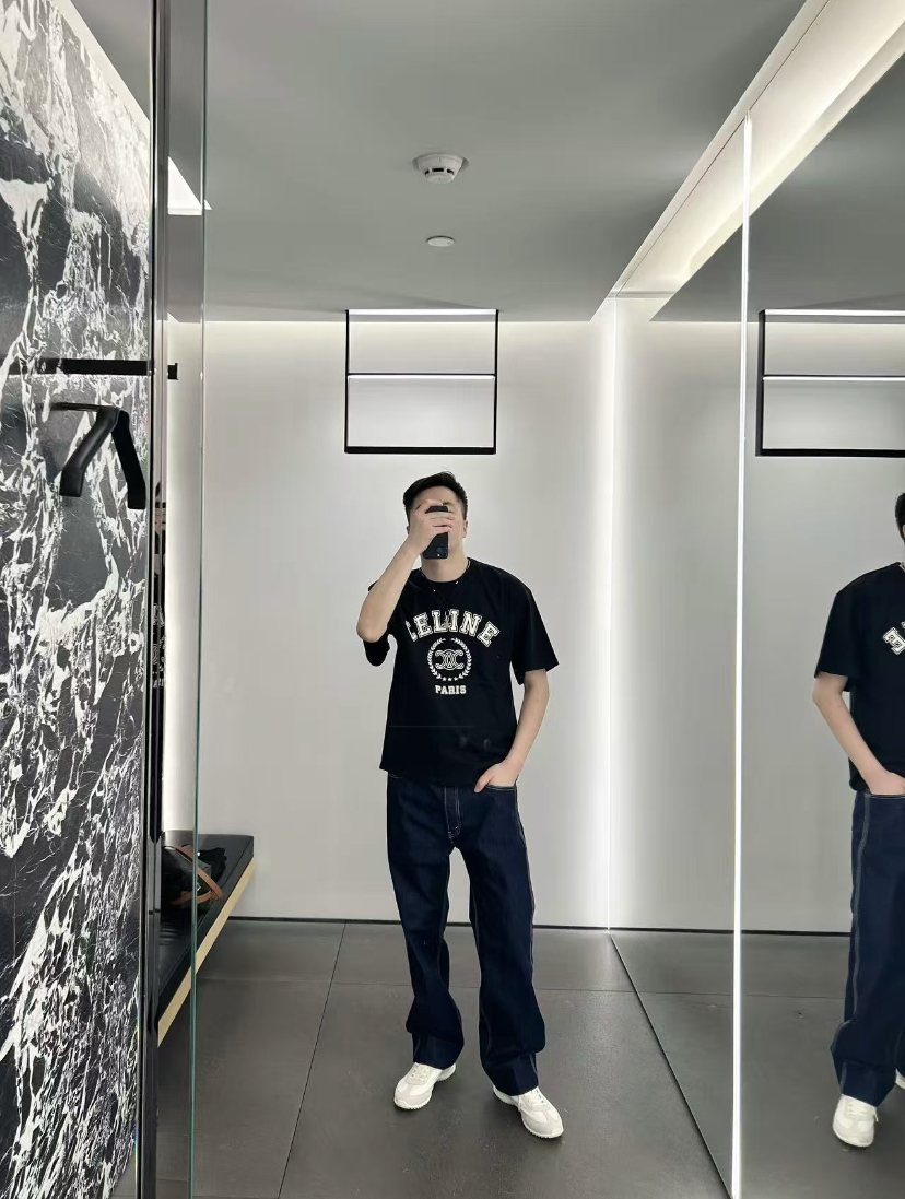 셀린느 26SS 남성 반팔 154963 Celine T Shirt 상세 이미지 15