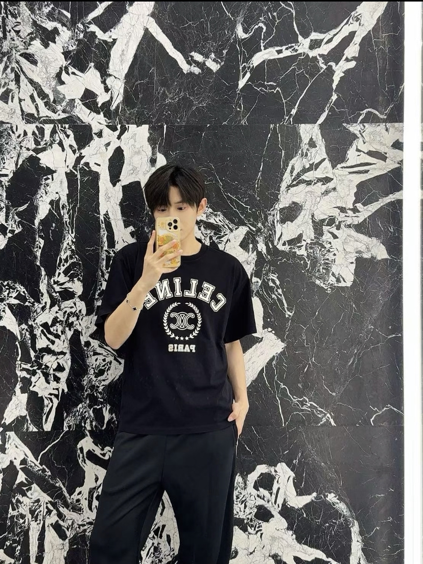 셀린느 26SS 남성 반팔 154963 Celine T Shirt 상세 이미지 11