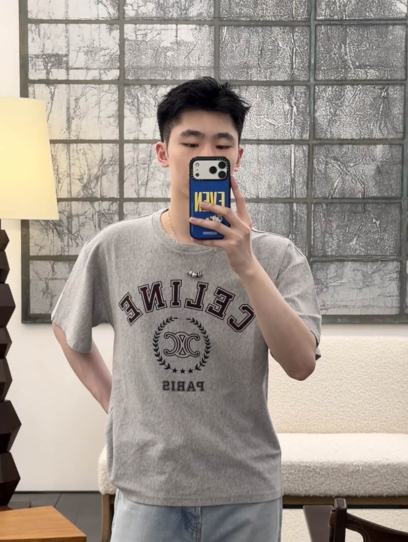 셀린느 26SS 남성 반팔 154962 Celine T Shirt 상세 이미지 14